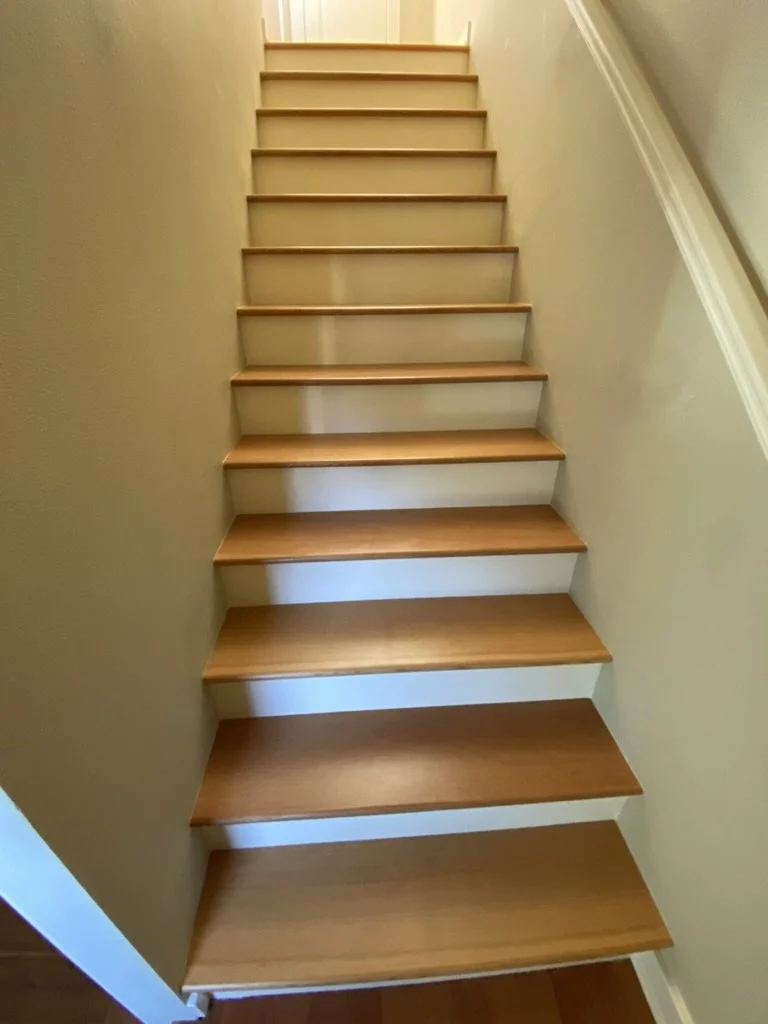 New CVG Fir stairs replaced carpet