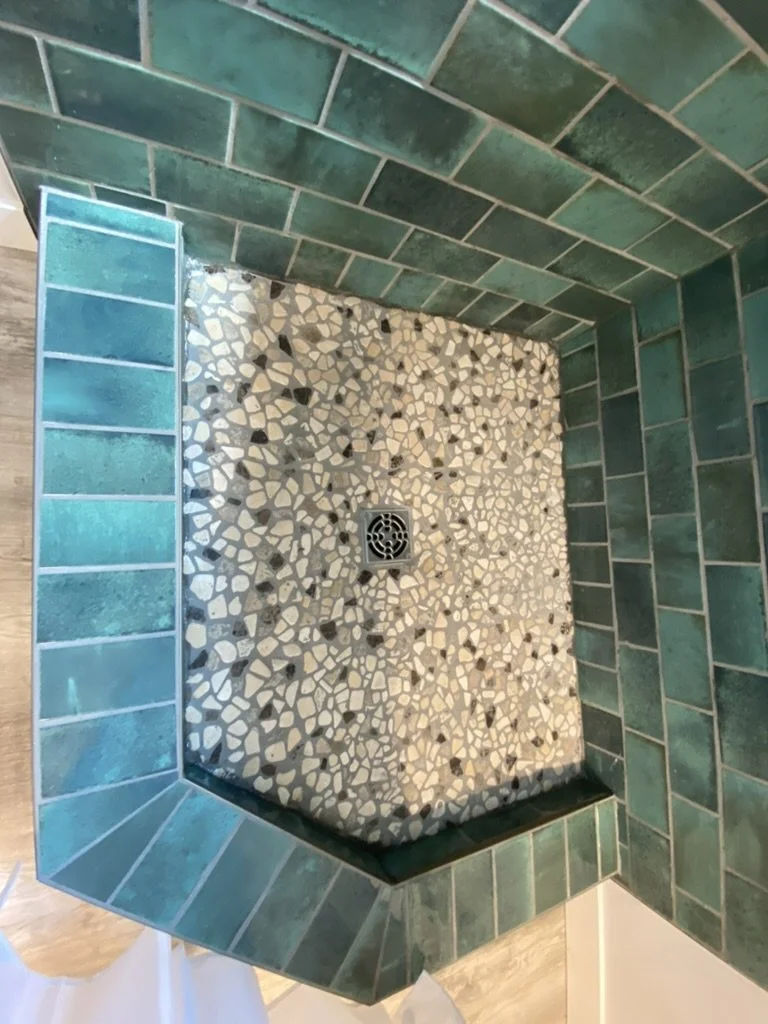 New shower