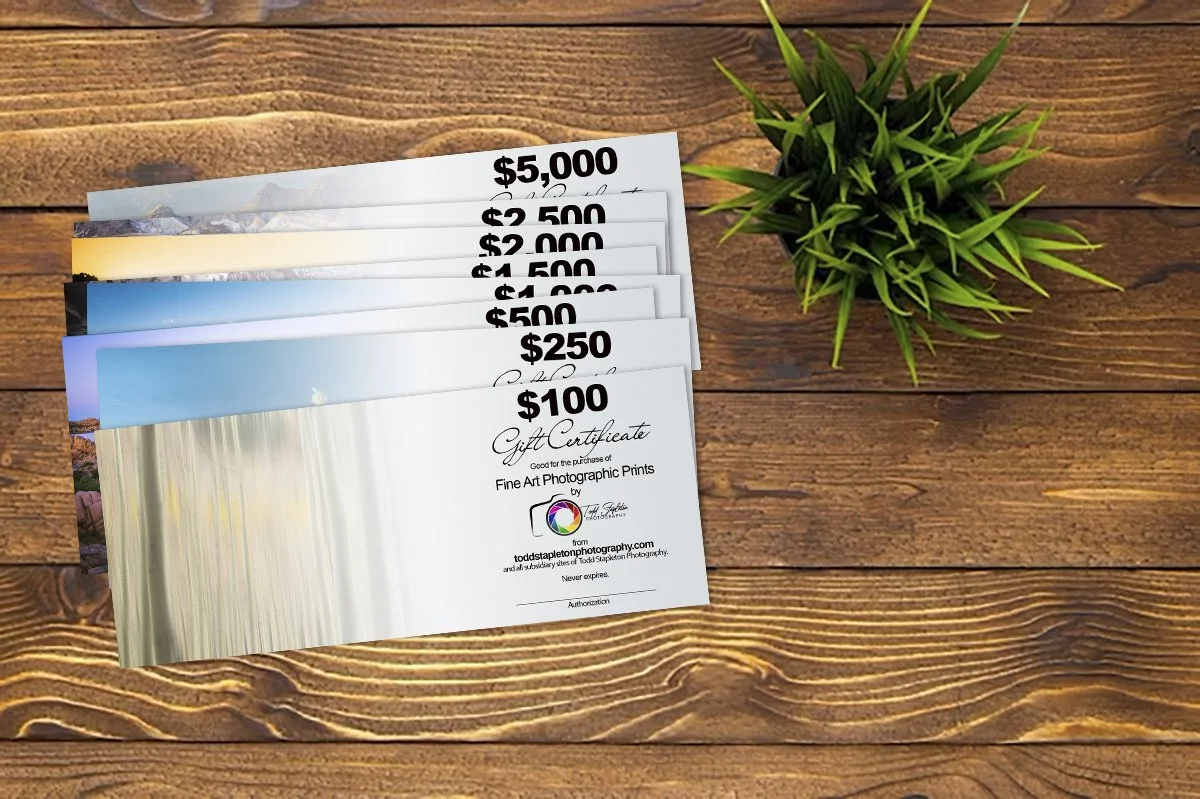 Gift Certificates Are Now Available