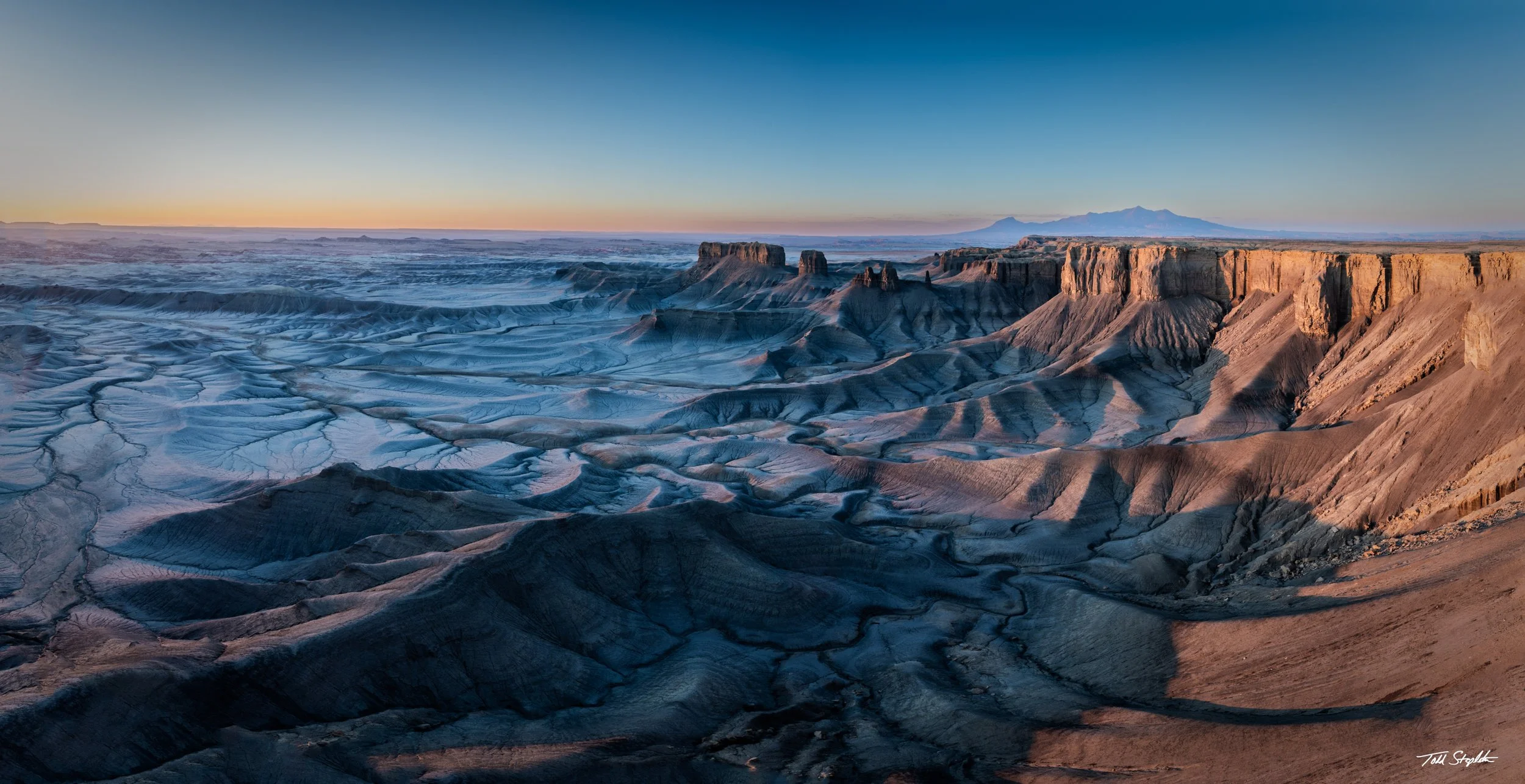 Sunrise at Moonscape Overlook (Panorama - 2024)