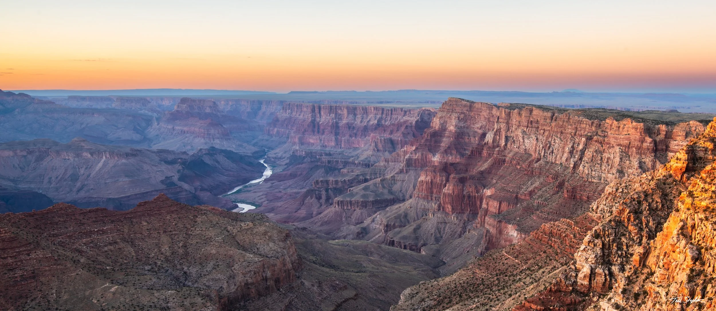 Sunset At Navajo Point (Panorama - 2023)