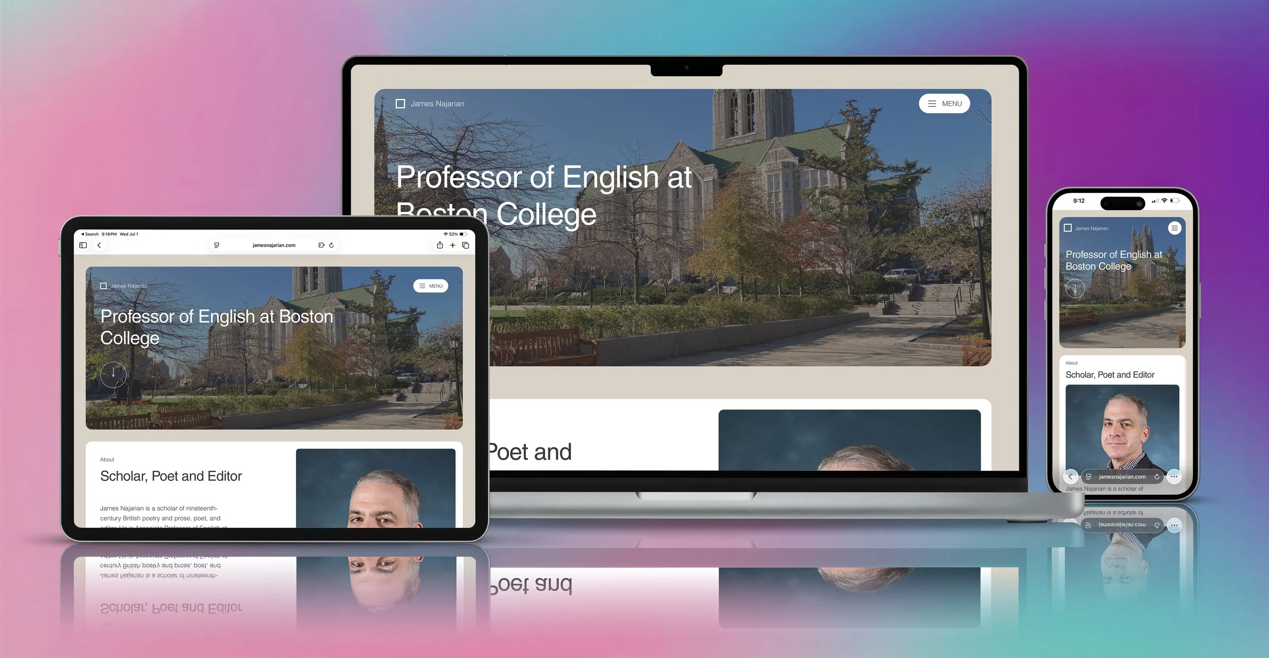 Boston College Website Design