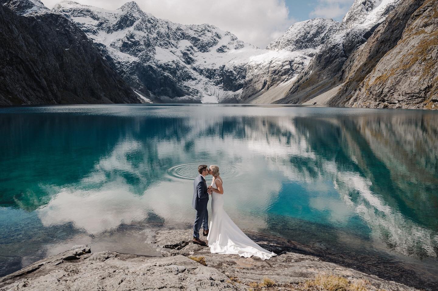 🚁 U B E R 🚁
One of our favourite locations, this magical spot is solely accessible via helicopter and always includes a dramatic scenic flight enroute. We highly recommend adding on an additional landing or two when flying here. Lisa + Chris chose 