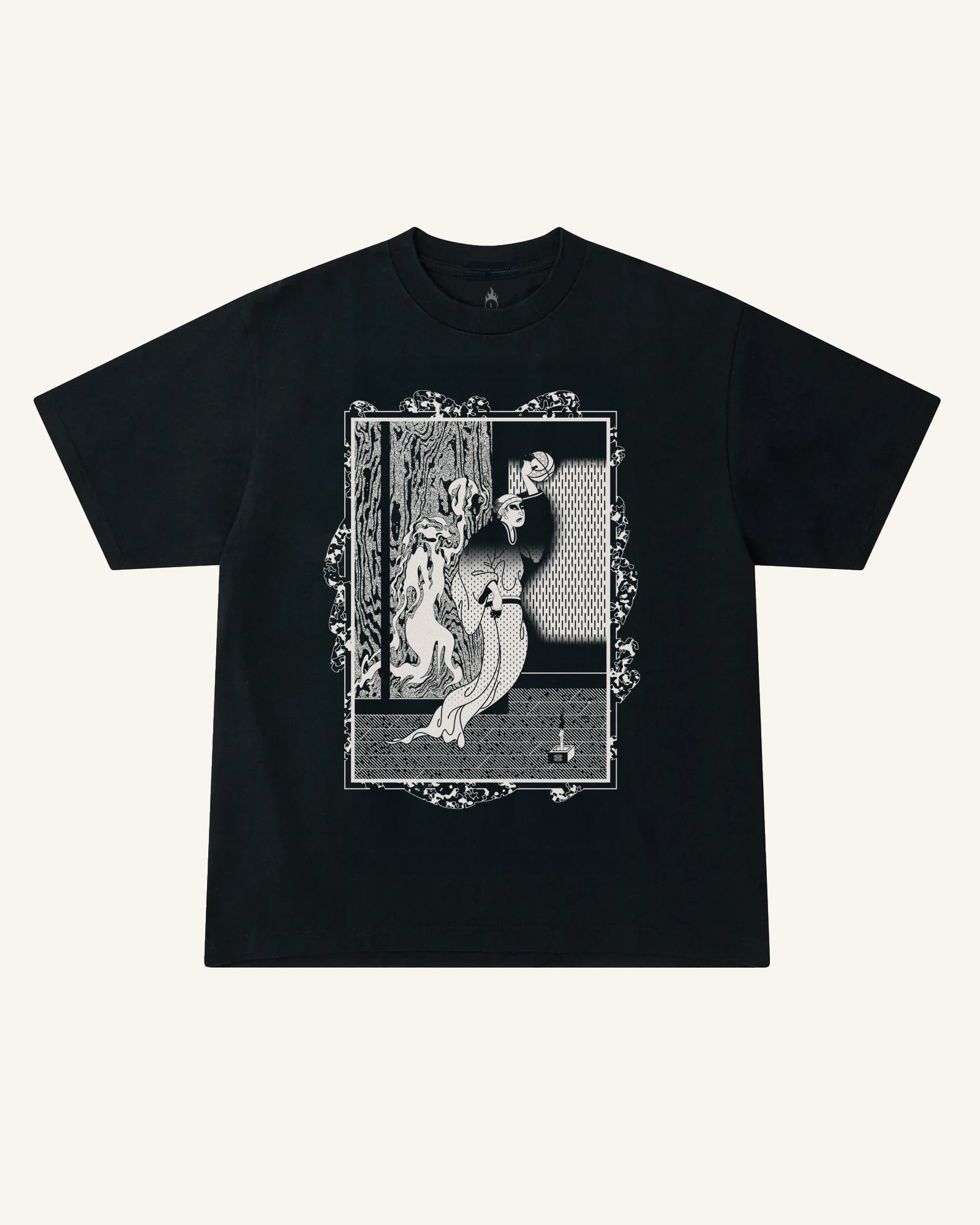 Spirit of the Game Tee – Japanese-inspired basketball t-shirt from the Edo Ball streetwear collection.