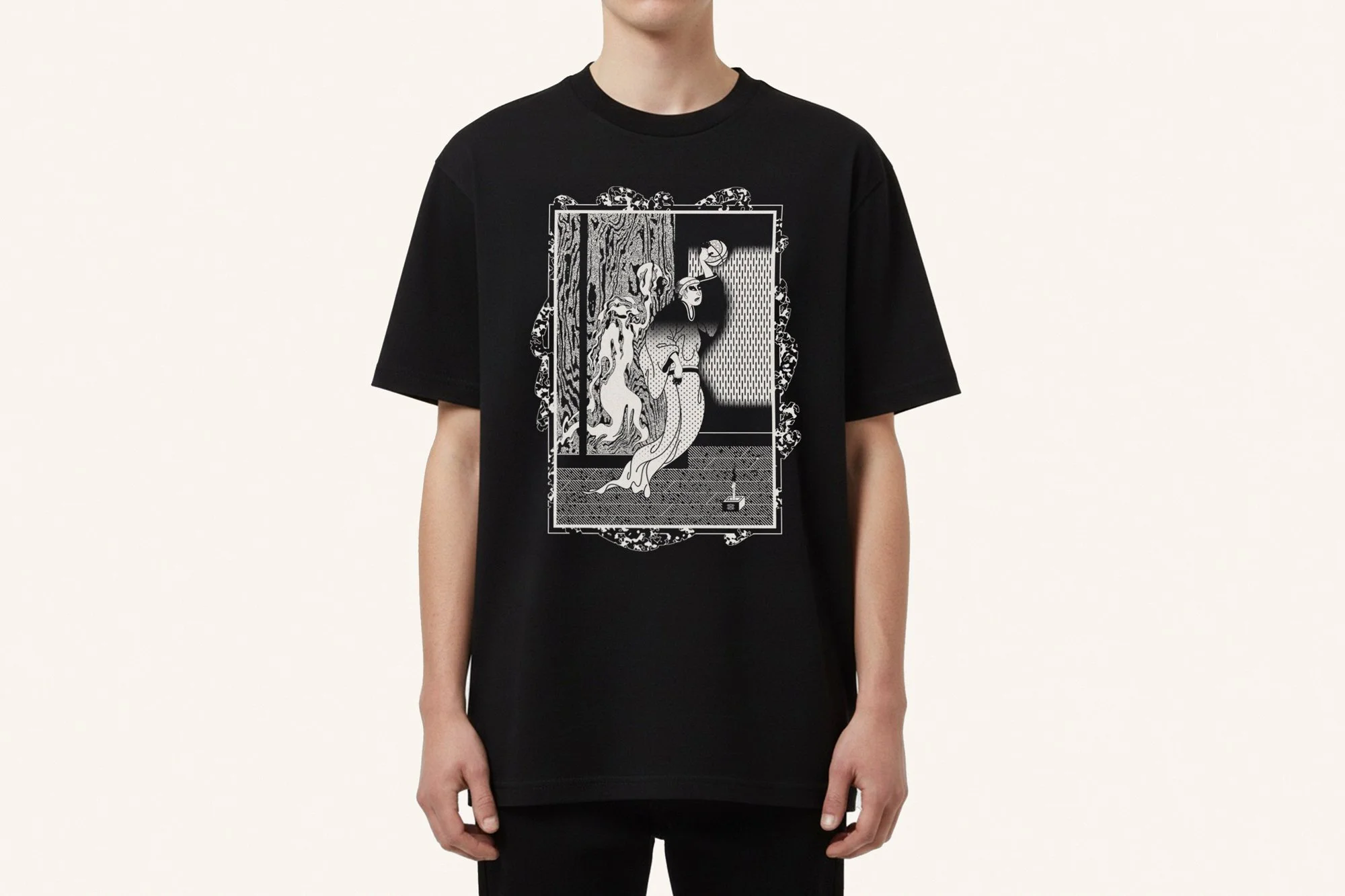 Spirit of the Game Tee – Japanese-inspired basketball t-shirt from the Edo Ball streetwear collection.