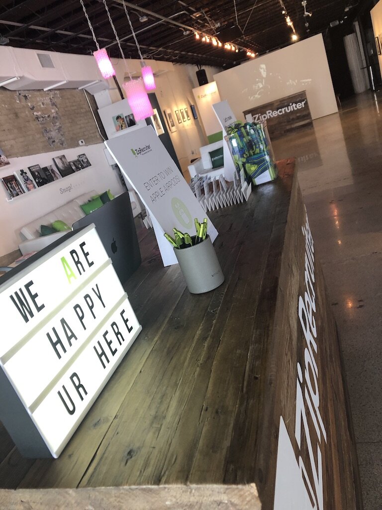 welcome desk