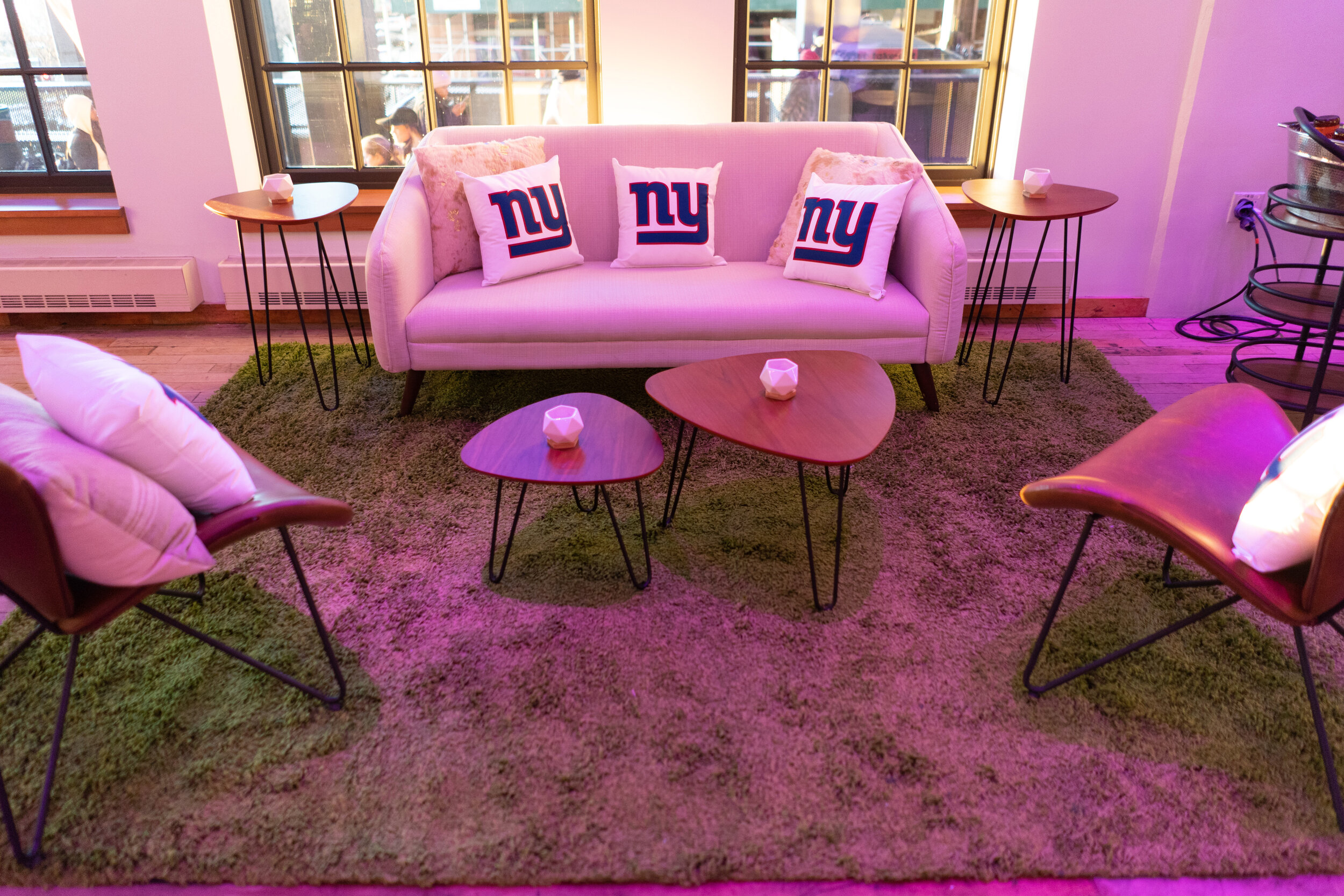 sports themed lounge