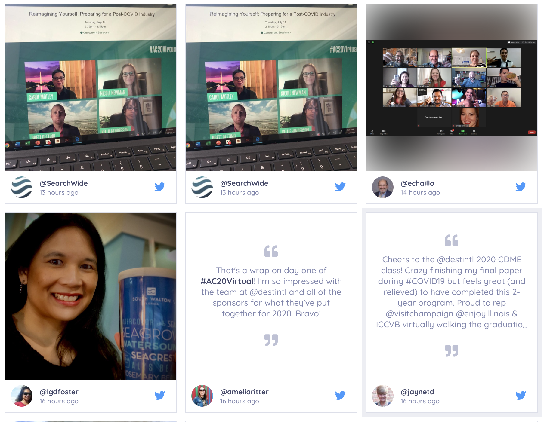 Virtual Event Social Media