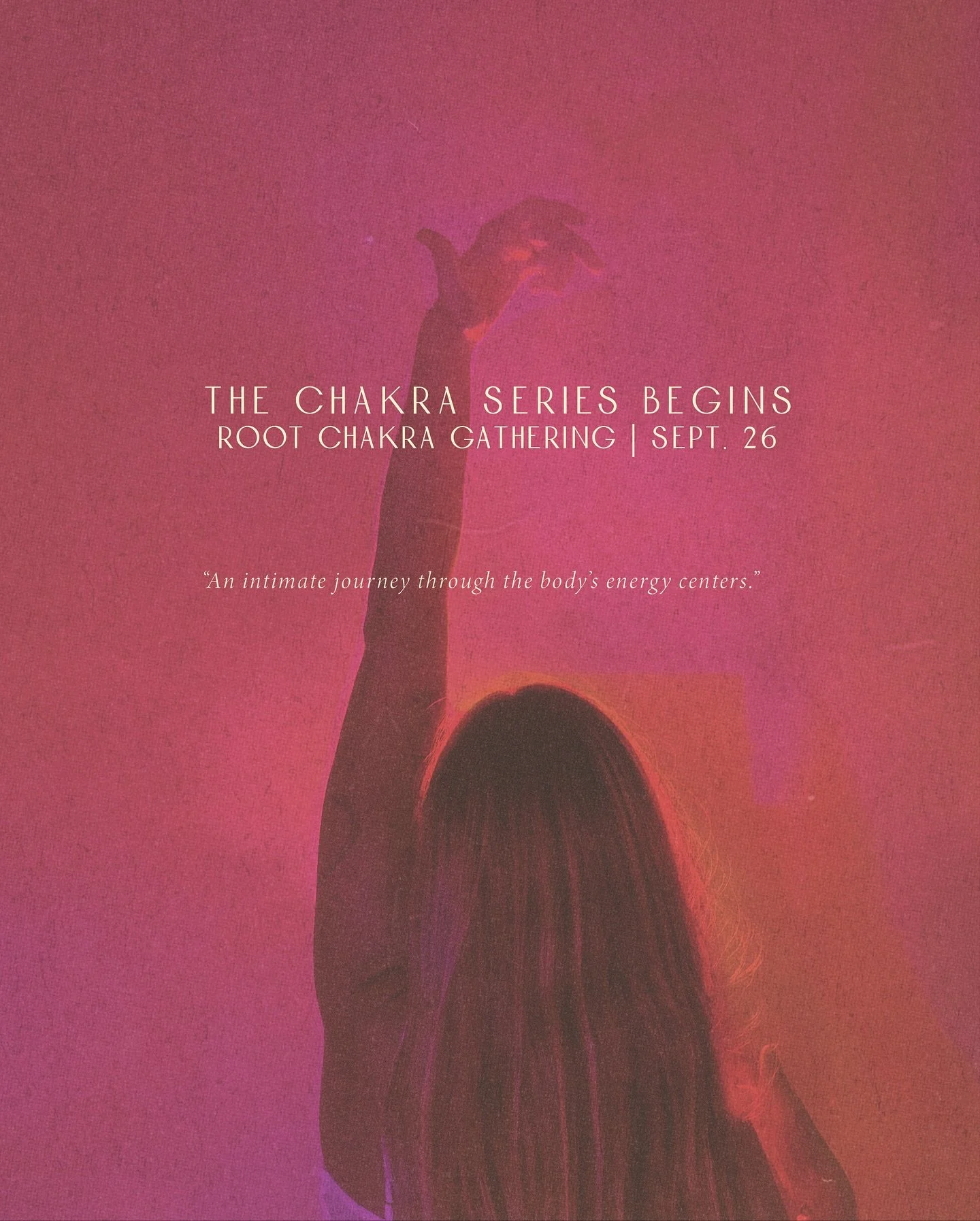 THIS WEEK &mdash; THE ROOT CHAKRA GATHERING 🔴 

The journey begins✨

An intimate evening retreat weaving together:
✨60-min Root Yoga Flow 
✨Breath-work, Meditation &amp; Journaling 
✨30-min Sound Bath
✨Abstract Mandala Painting
✨Curated grazing spre