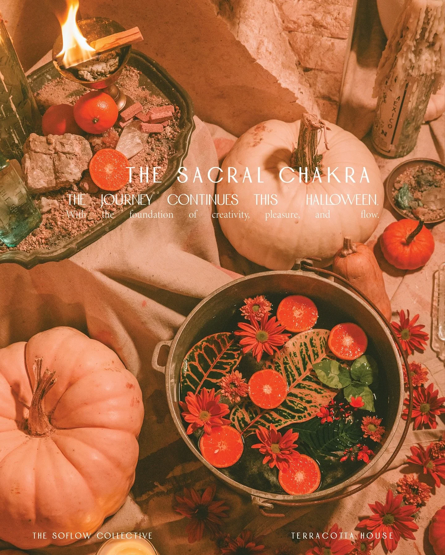 Sacral Chakra Gathering 🟠

Halloween Night | All Hallows&rsquo; Eve &mdash; Friday, October 31
📍 Terracotta House Studio, Boca Raton, FL

The Chakra journey continues this Halloween with the Sacral Chakra Gathering &mdash; the energetic center of c