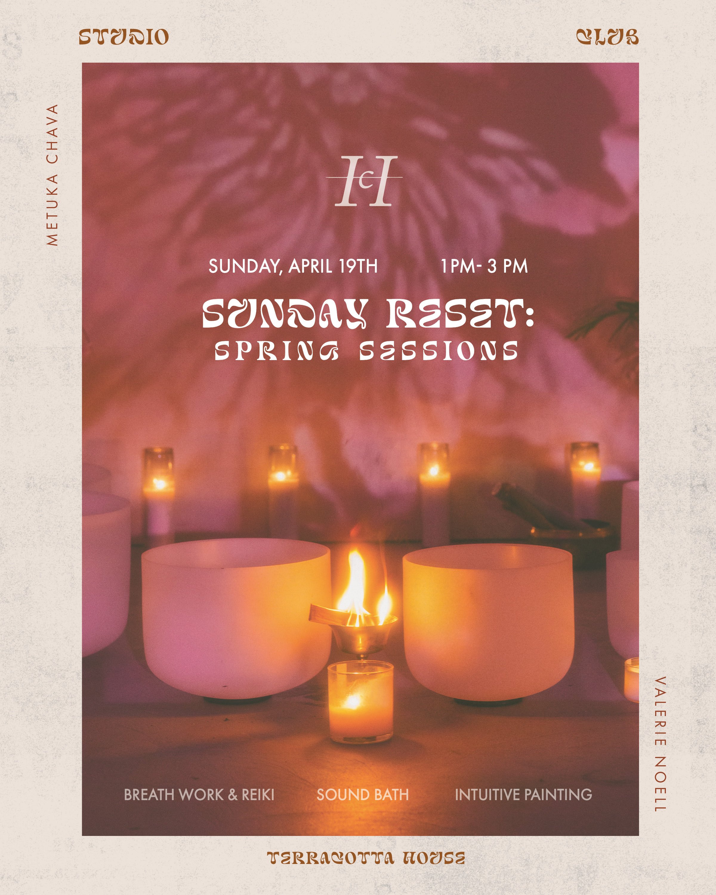 Sunday Reset :  Spring Sessions  | Sunday, April 19th