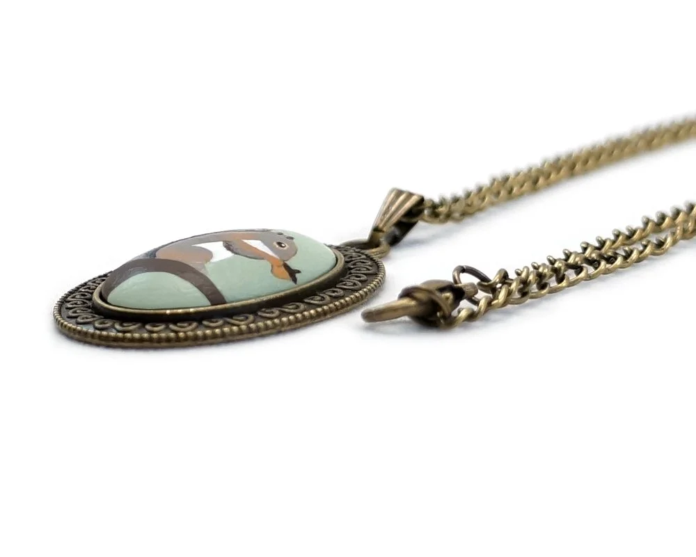 squirrel pendant necklace