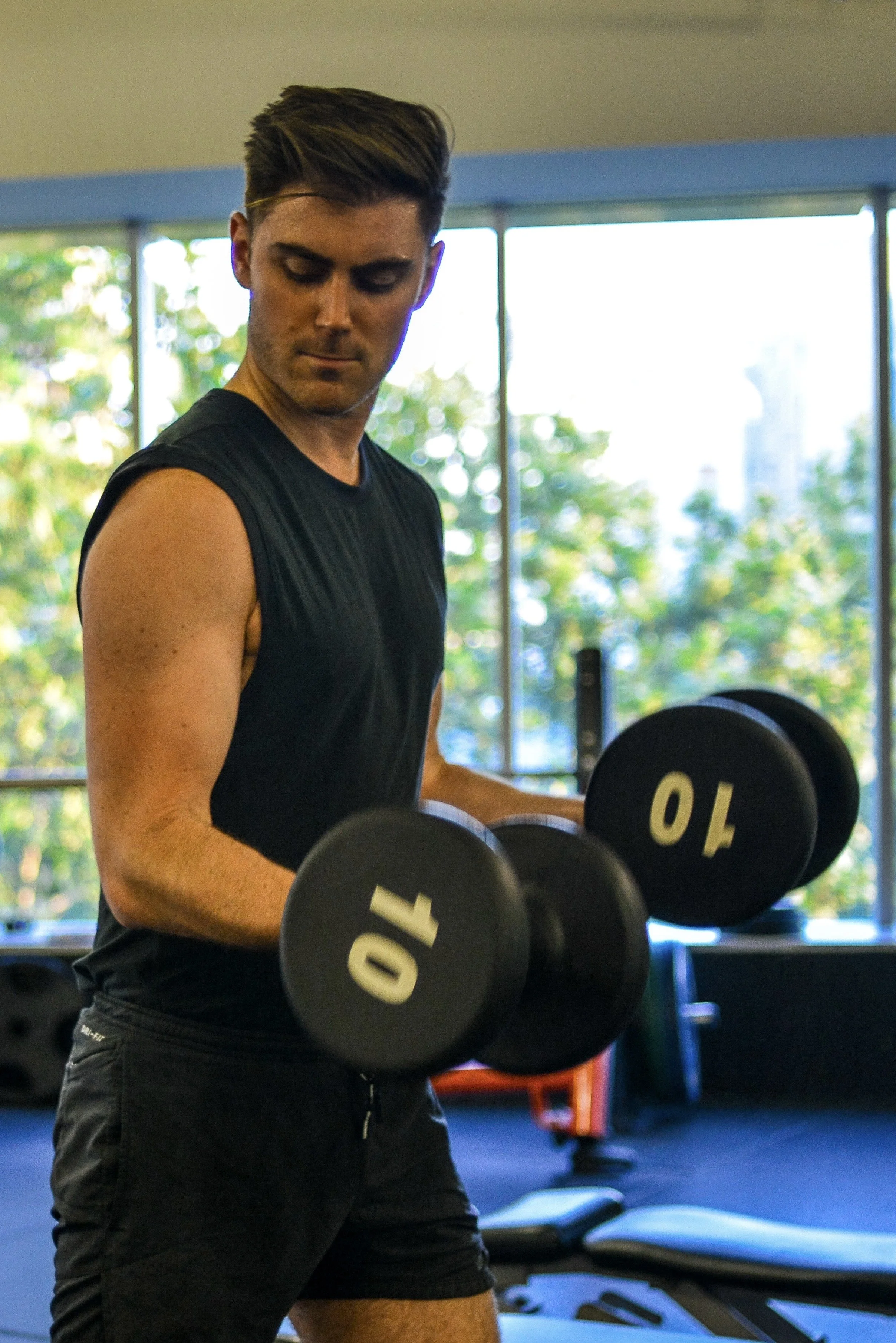 Jake during a training session with FullForm personal training