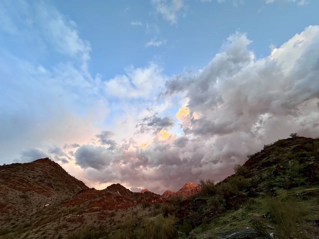 SUnset phoenix arizona desert mountains dreamy draw jennifer l miller magick hour studios