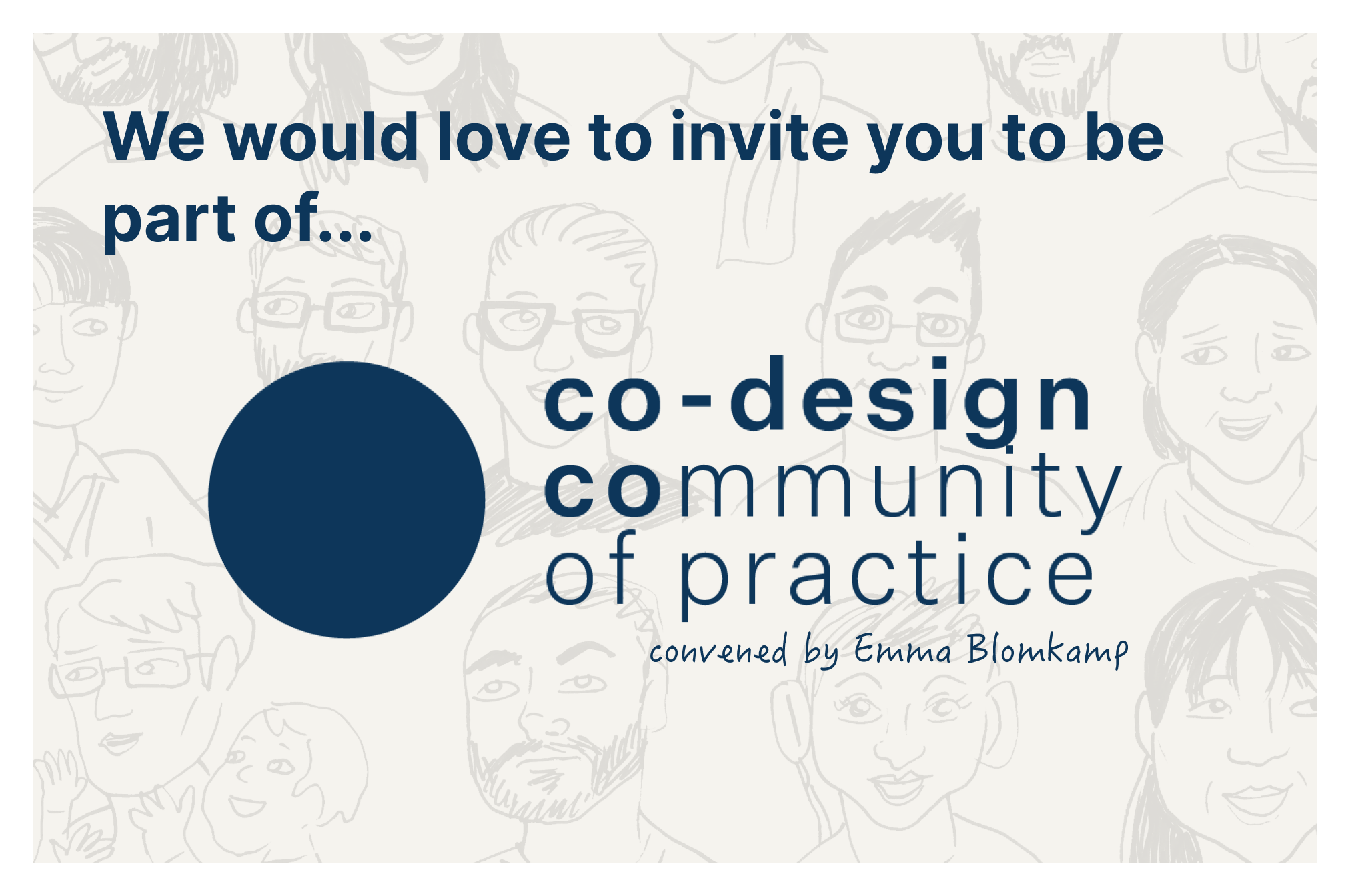 Why I’m launching a co-design community of practice