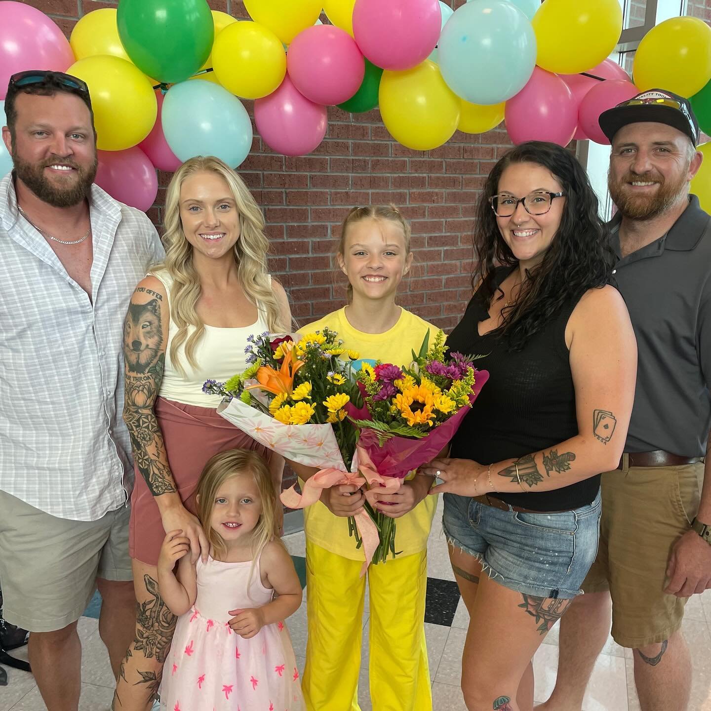 Today was Trinity&rsquo;s 3rd Dance recital! It was so awesome for us all to see how much progress she&rsquo;s made on her skills this past year &amp; spend time together to kick off T&rsquo;s summer break 🤍☀️