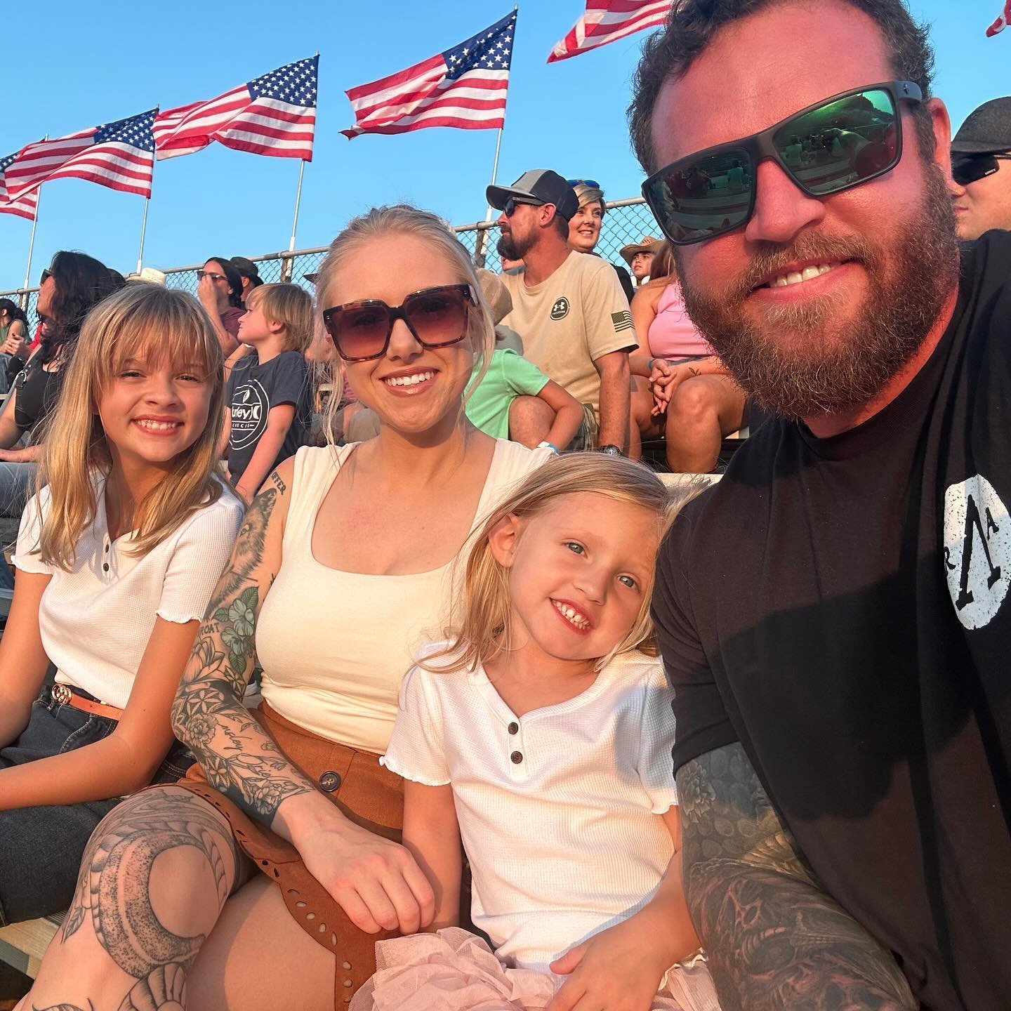 A beautiful night for a rodeo here in Jacksonville, NC 🖤