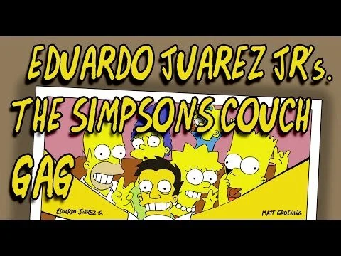 Eduardo Juarez Jr.'s Simpsons Couch Gag