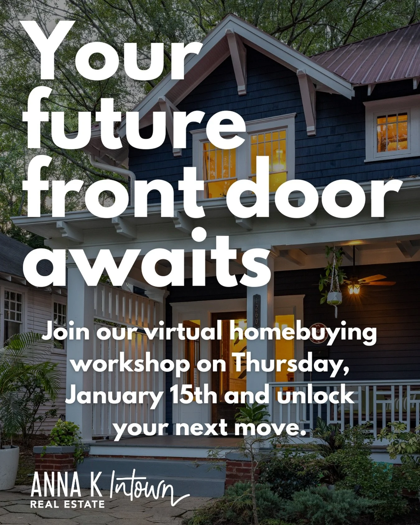 If homeownership is on your 2026 vision board, this is your moment. ✨🏠

Our January 15th virtual workshop will walk you through what to expect, how to prepare, and how to move strategically in this market.
Tap the link in our bio to save your spot.
