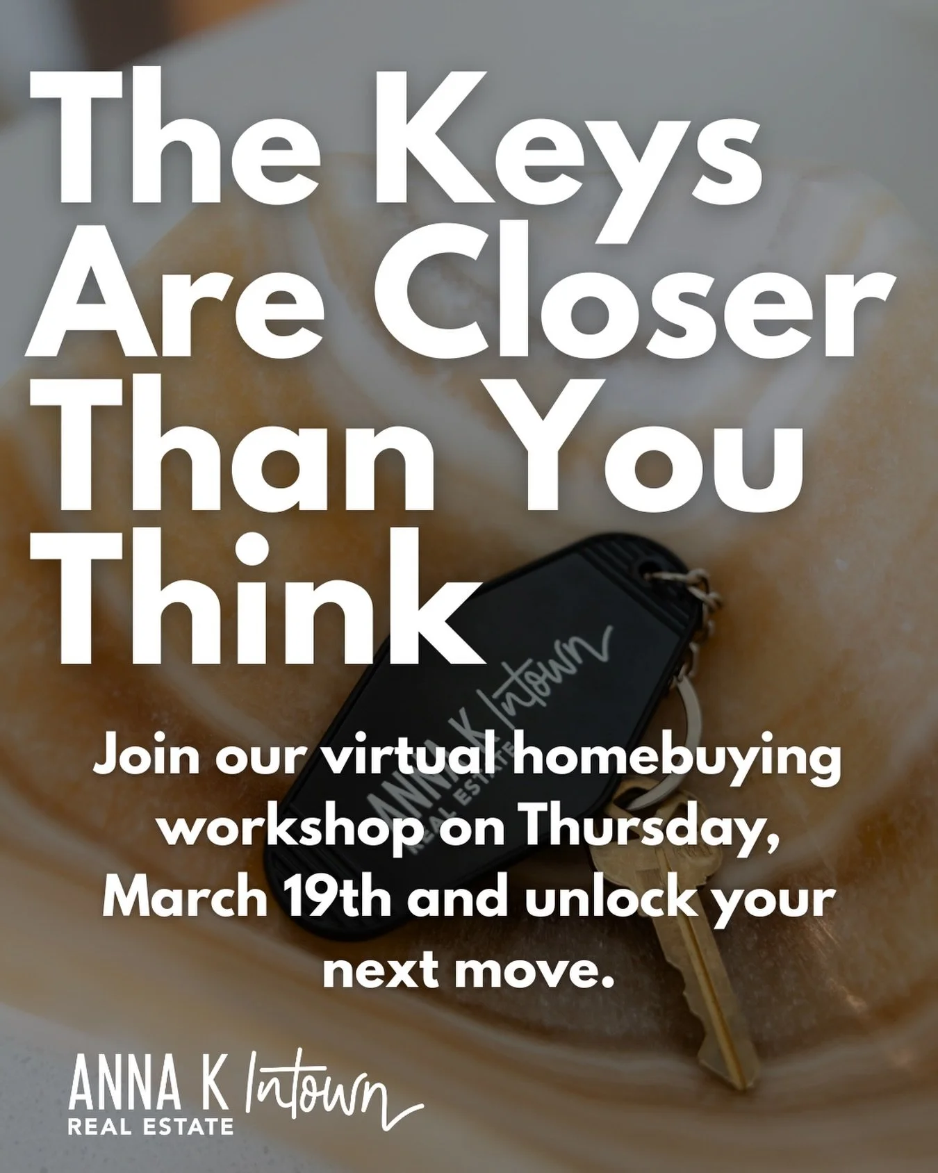 Thinking about buying this year? Start with strategy. 🔑

Join us on Thursday, March 19th for our Virtual Buyer Workshop, where we&rsquo;ll walk you through the process step-by-step, from pre-approval to closing day. Knowledge creates confidence, and
