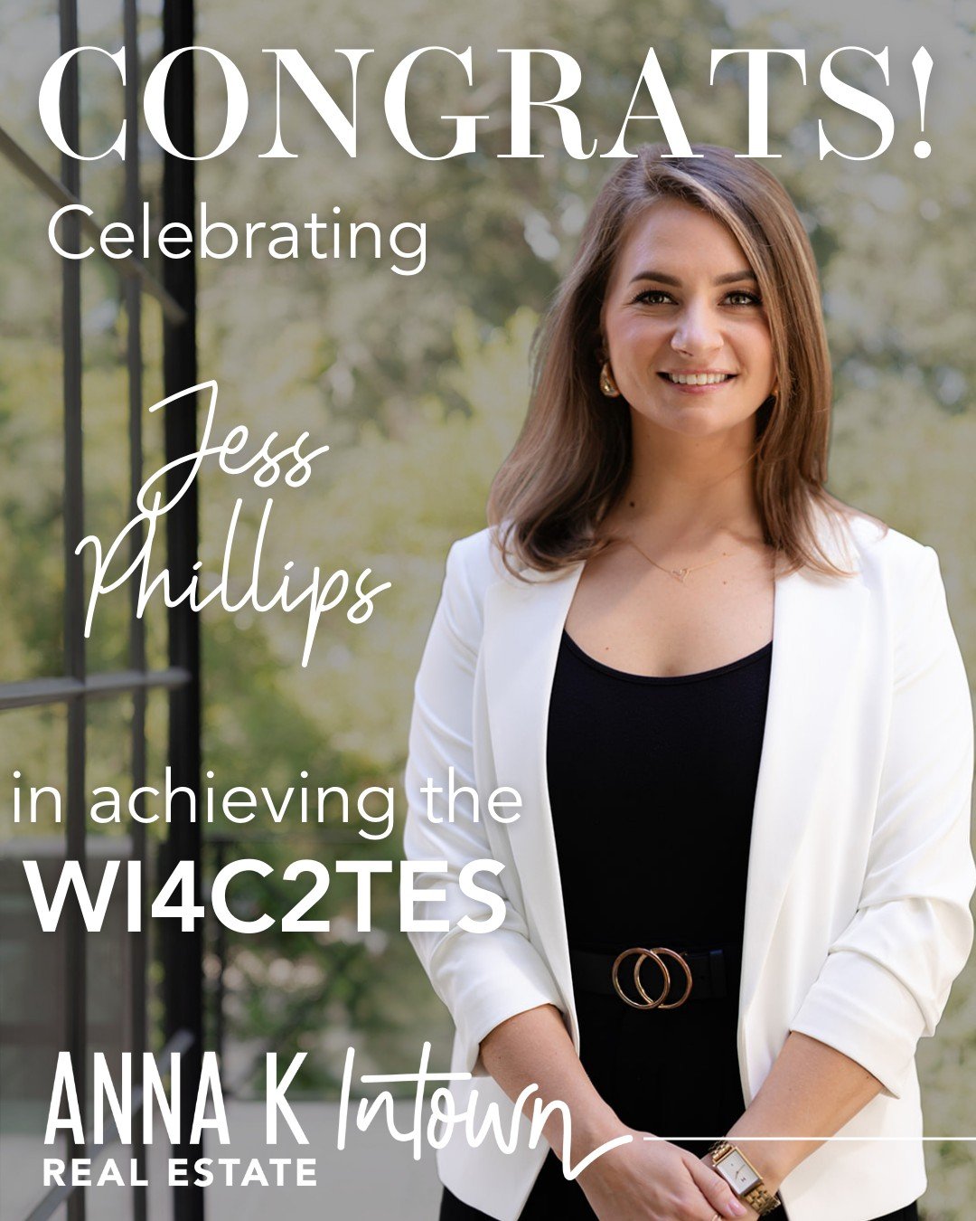 An honor, and so well deserved. ✨
Jess has been selected to represent the KW Southeast Region as the 2025 WI4C2TES Ambassador&mdash;an acknowledgment of the way she leads, serves, and shows up with intention every day.

These values&mdash;win-win, in