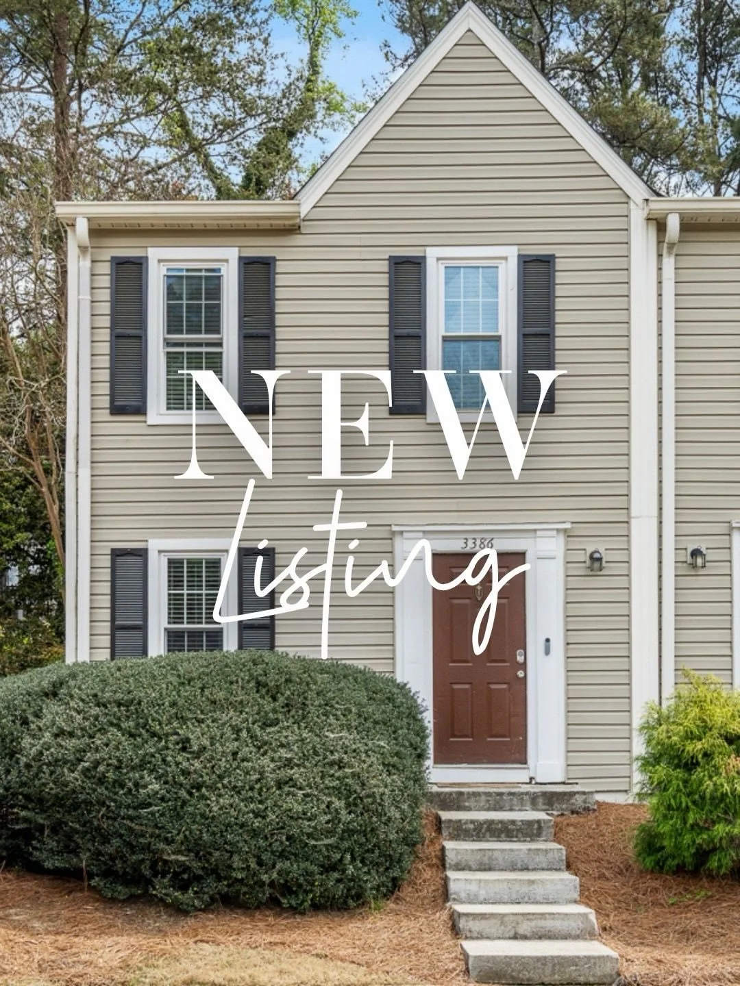 Tucked Away, Updated and Effortless ✨ 
Set quietly at the back of the community, this end unit townhome offers a rare sense of privacy with a peaceful wooded backdrop that makes everyday living feel calm and easy. Fully updated from top to bottom, th