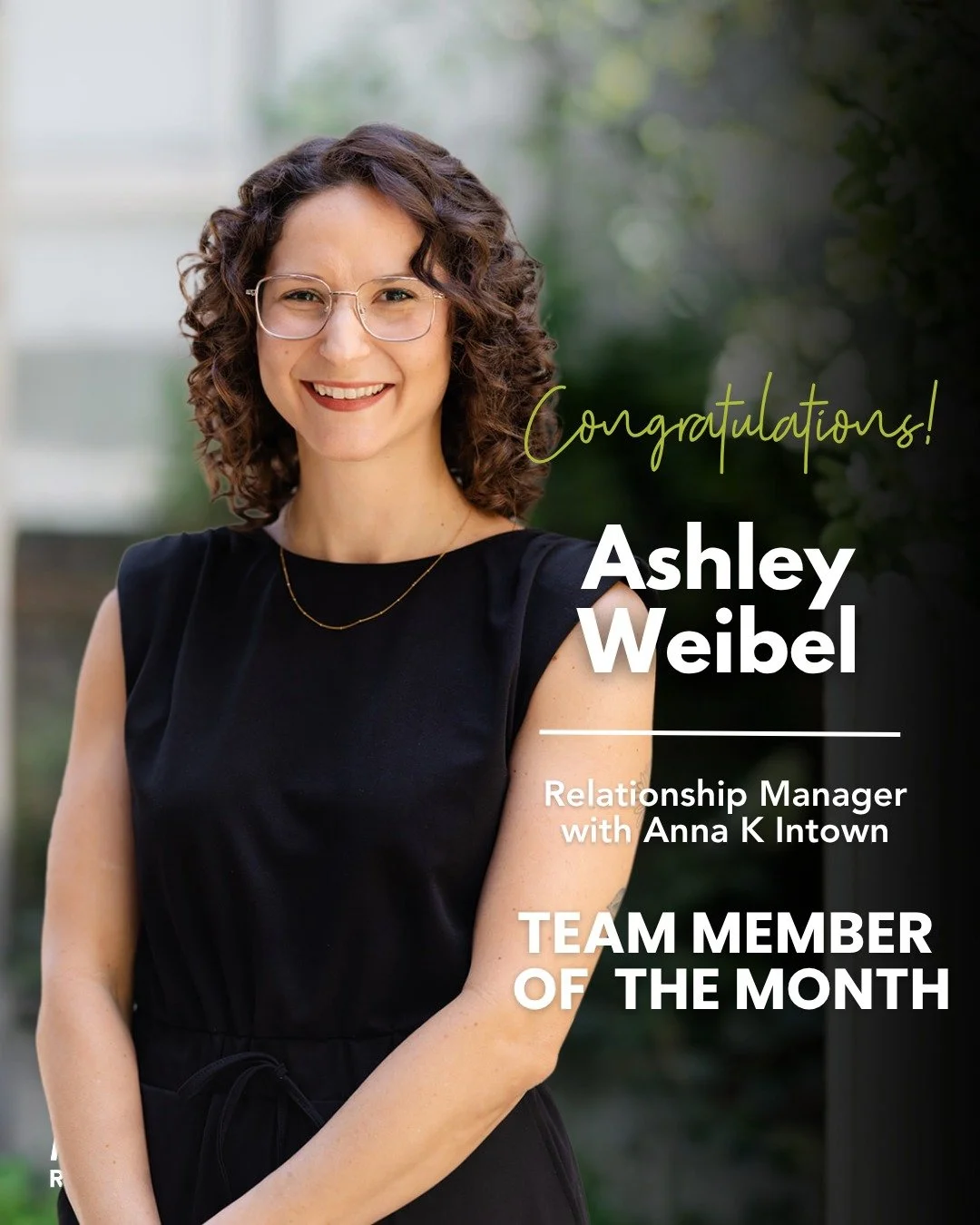 Hard work and excellence deserve to be recognized.

Stepping into the role of Relationship Manager and Closing Manager, Ashley has brought a level of care, organization, and intention that has made an immediate impact. The way she supports both our c