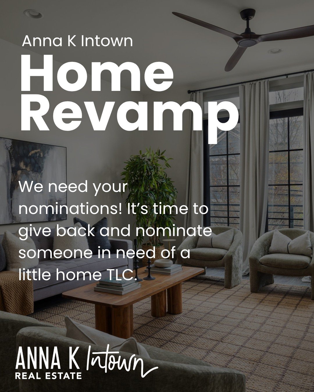 A fresh start at home can change everything.

Through Home Revamp, Anna K Intown gives back by stepping in for a local household that&rsquo;s had a challenging year&mdash;bringing together our vendors and volunteers for a one-day transformation desig
