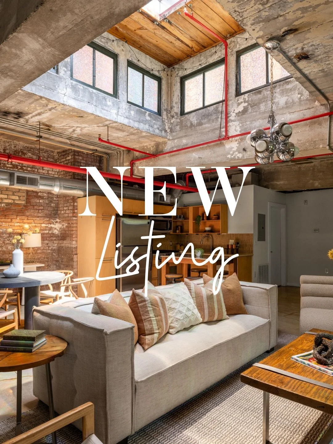 Loft Living with Edge and Energy ✨

Tucked beneath the iconic water tower in The Stacks, this one of a kind loft delivers a living experience that feels both creative and connected. With its own private entrance and unmistakable industrial character,
