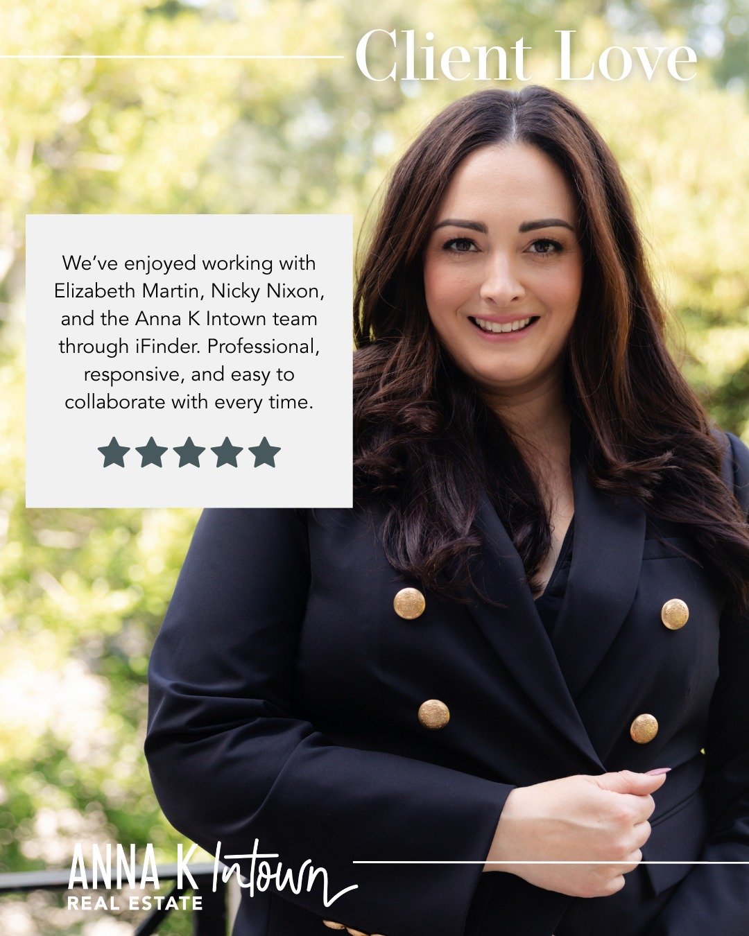 A seamless experience, thoughtful guidance, and results that speak for themselves.

At Anna K Intown, every step is intentional&mdash;from preparation to negotiation&mdash;so our clients can feel confident and supported throughout the entire process.