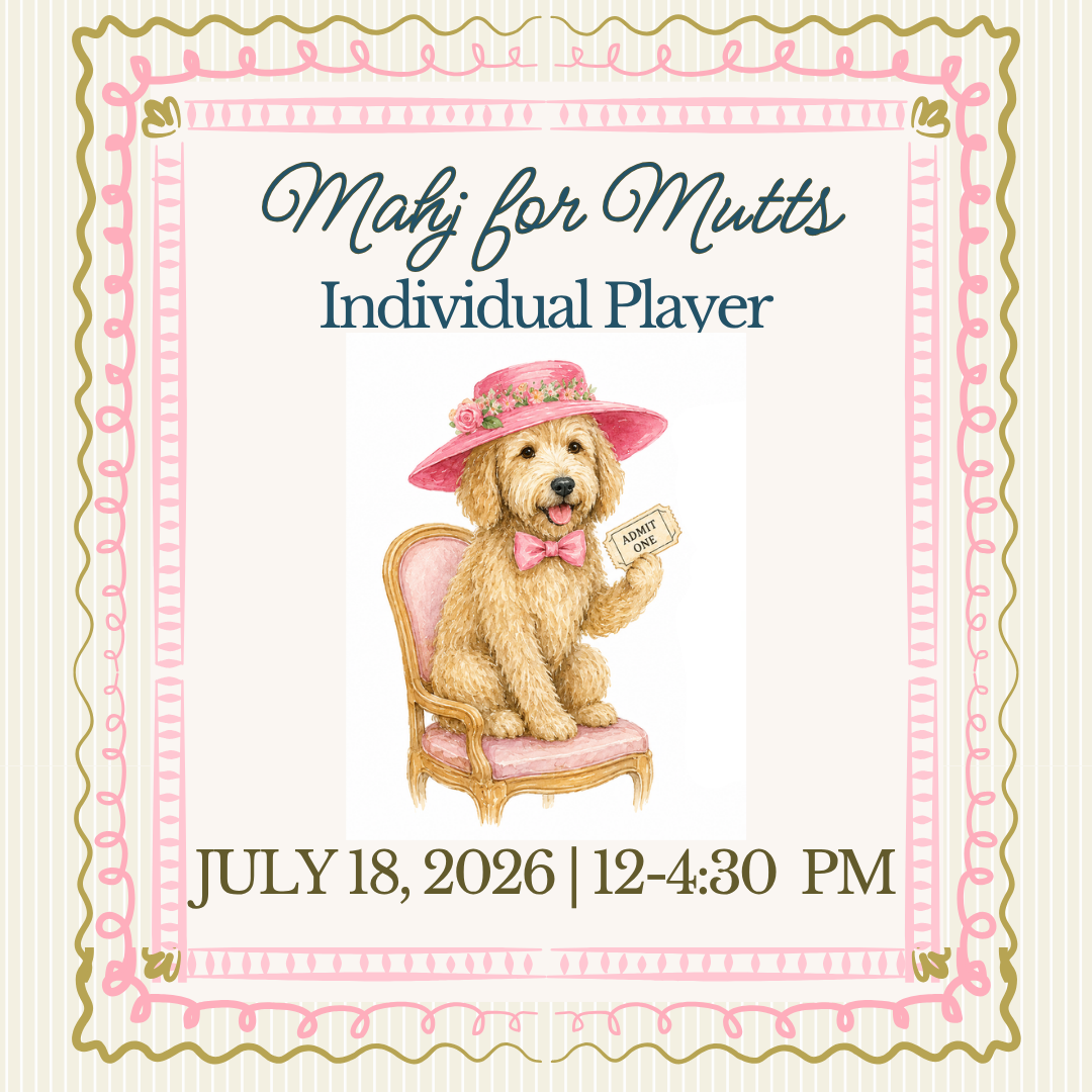 Mahj for Mutts – Individual Player Ticket