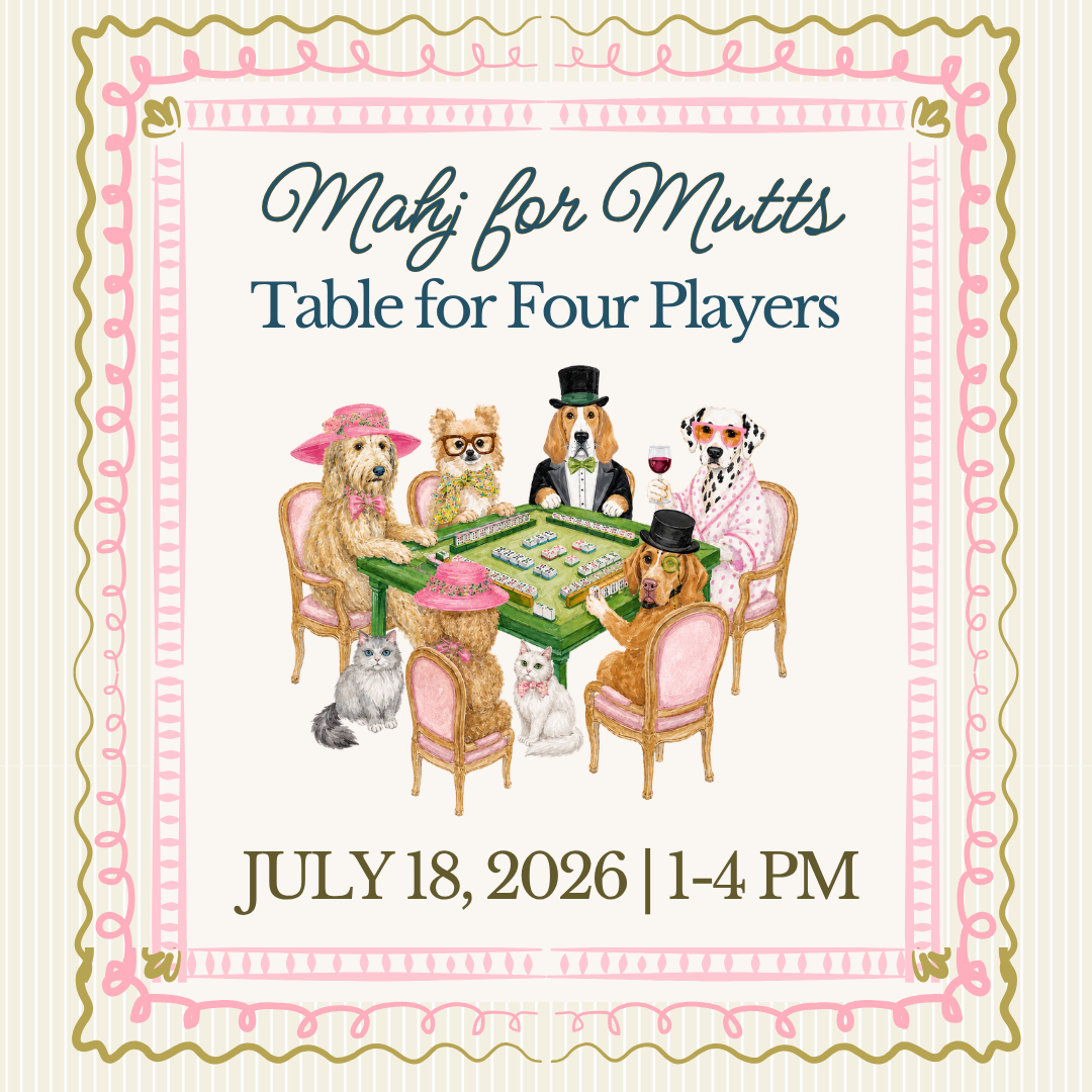 Mahj for Mutts - Table for 4 Players
