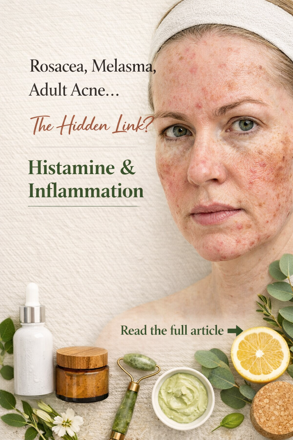 The Hidden Link Between Histamine, Rosacea, Melasma & Adult Acne