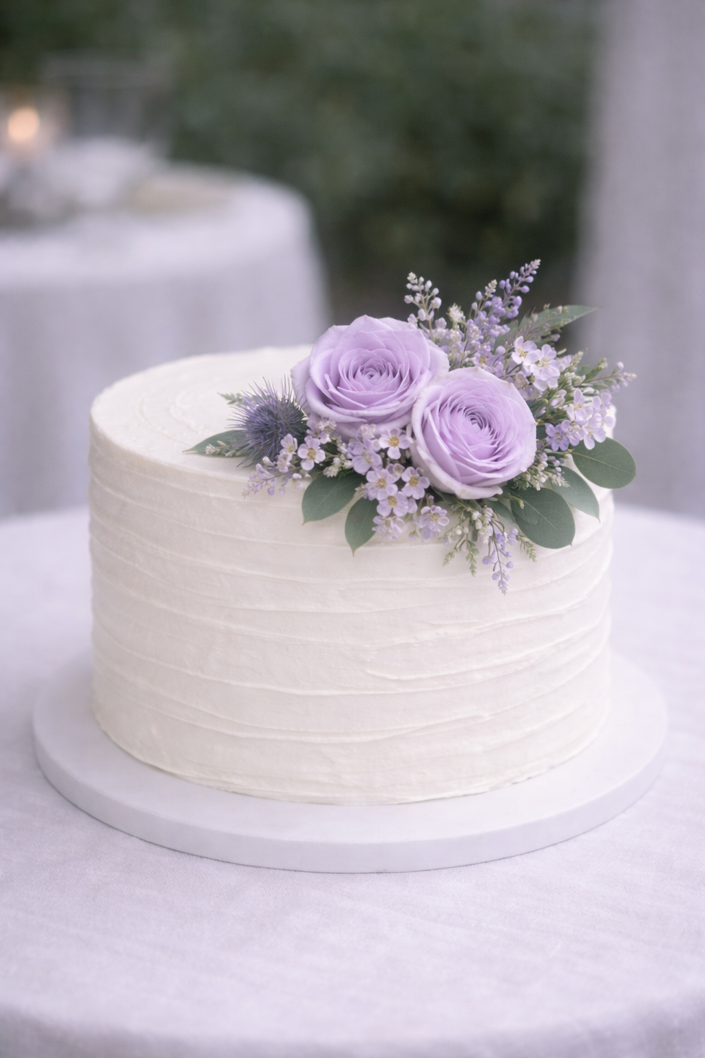 Lavender Cake Floral