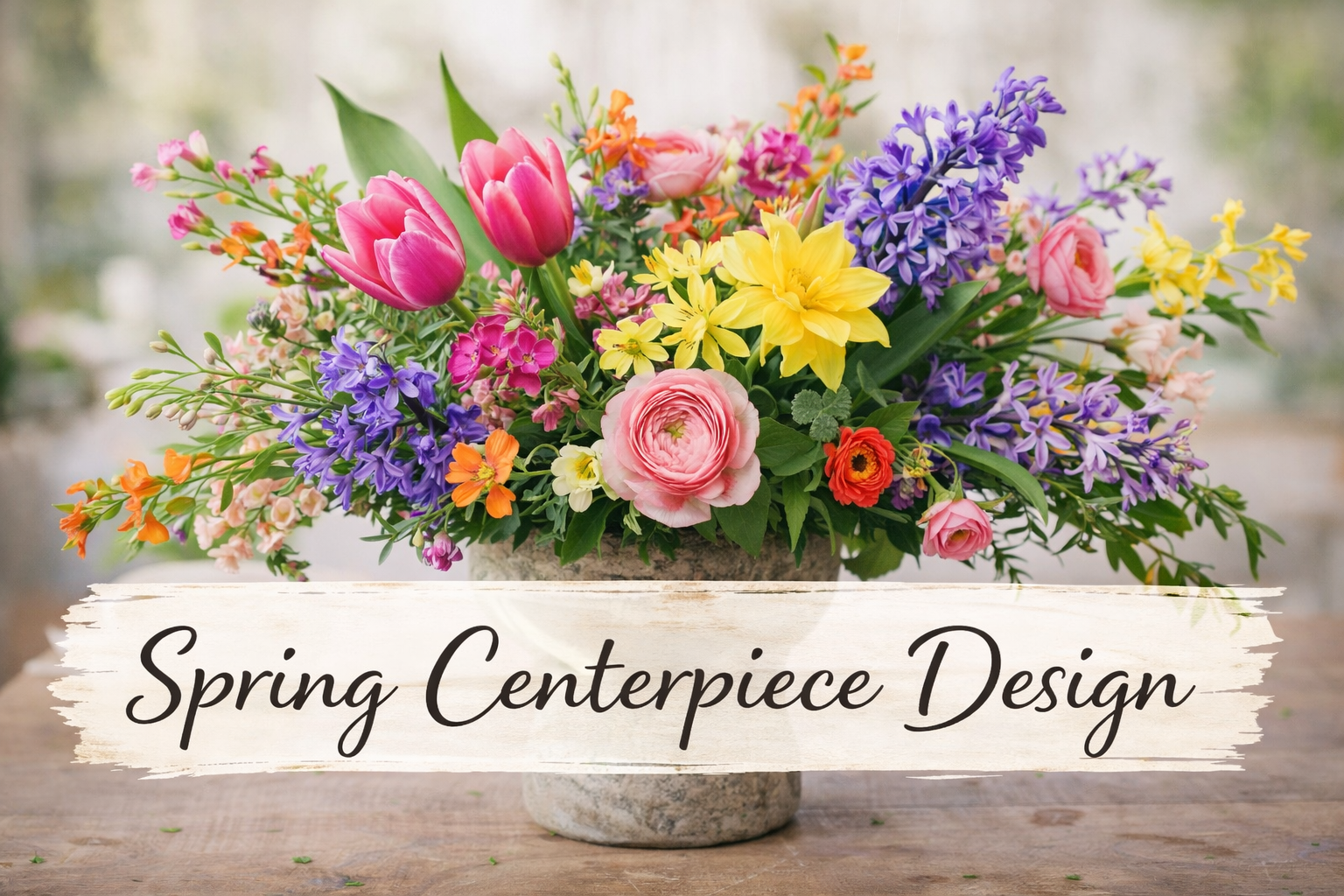 Spring Flower Arrangement Workshop