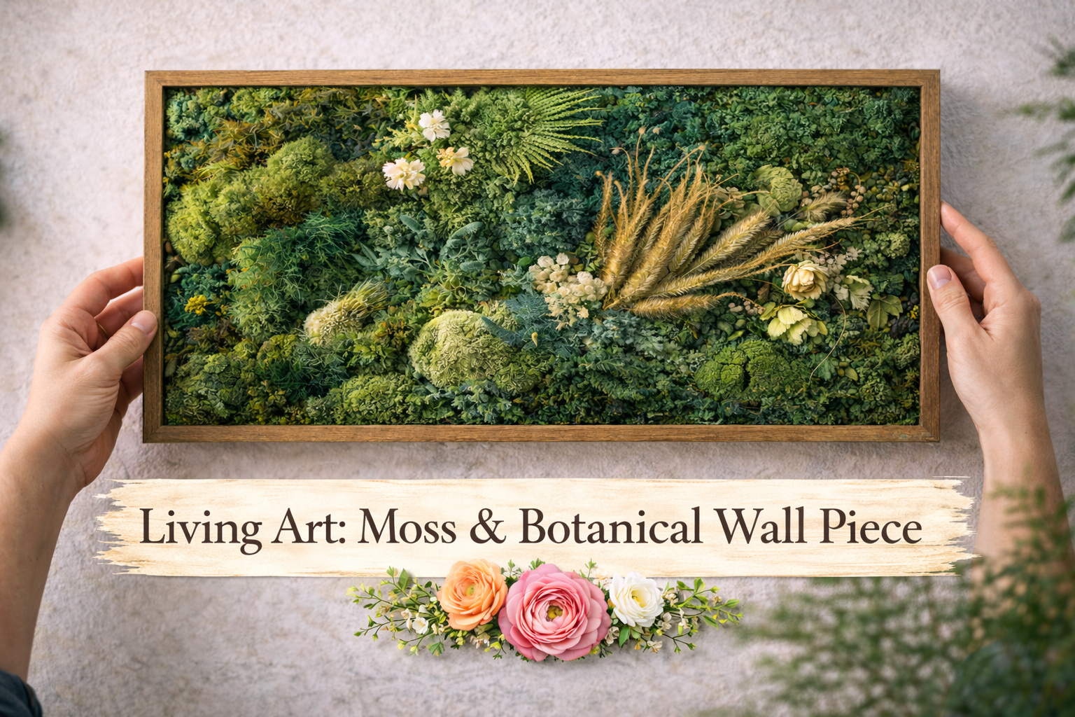 Living Art Moss Frame Workshop
