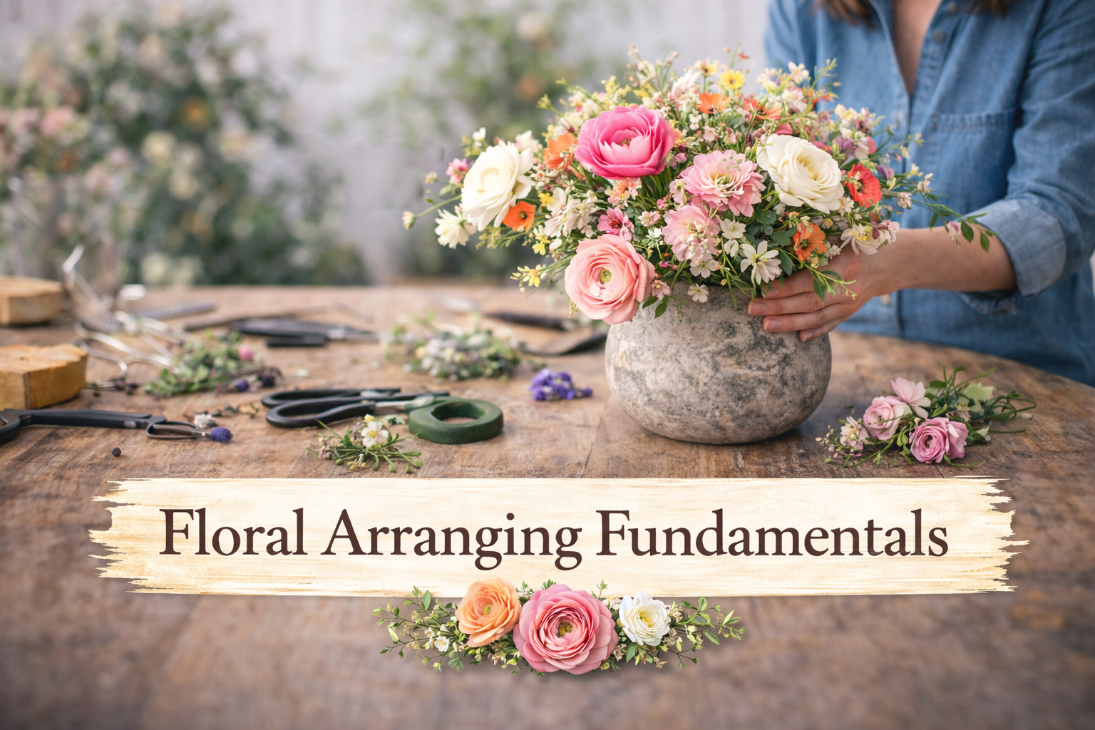 Floral Arrangement Fundamentals Workshop
