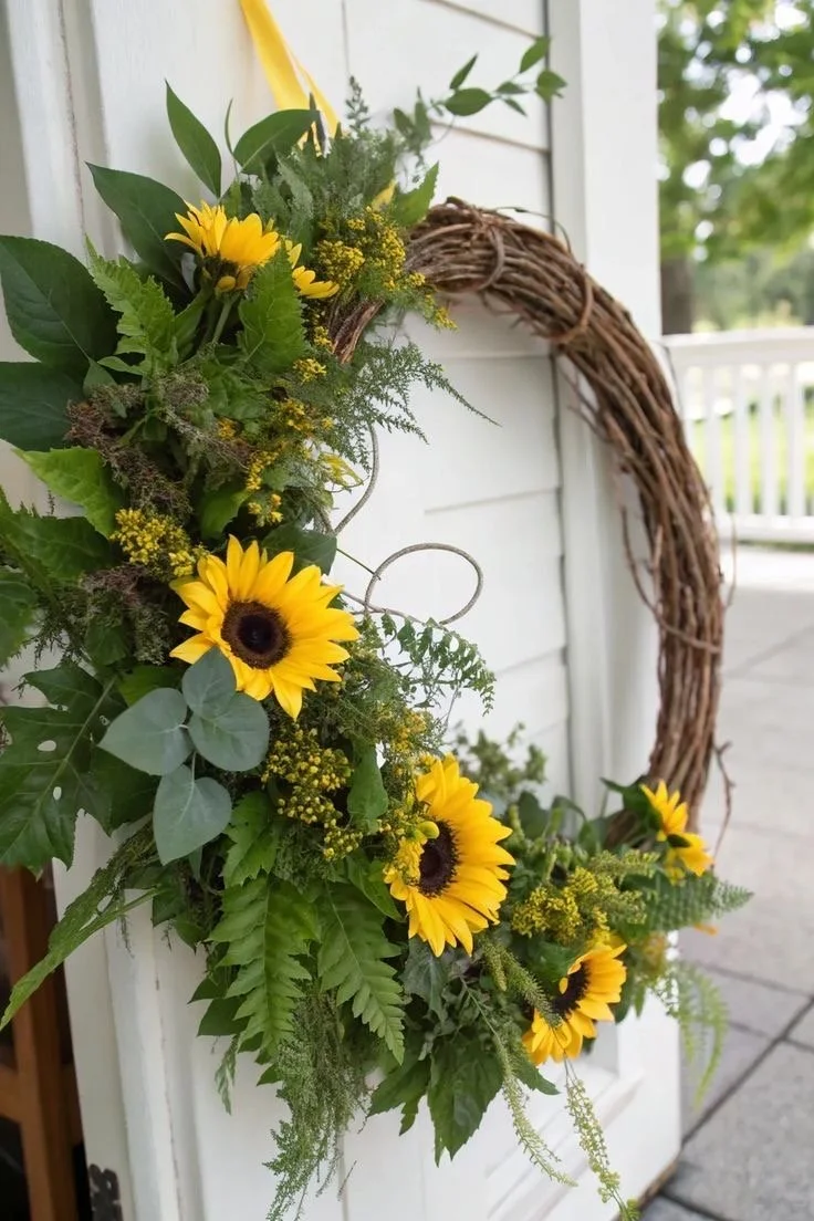 Sunflower Wreath Workshop