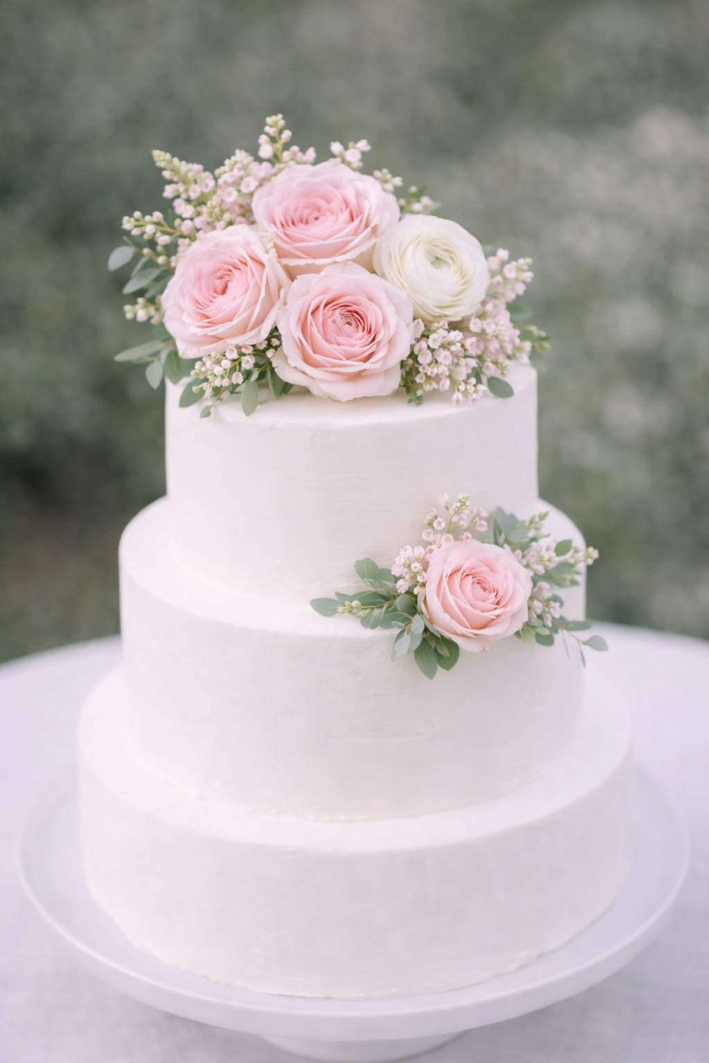 Blush Cake Floral