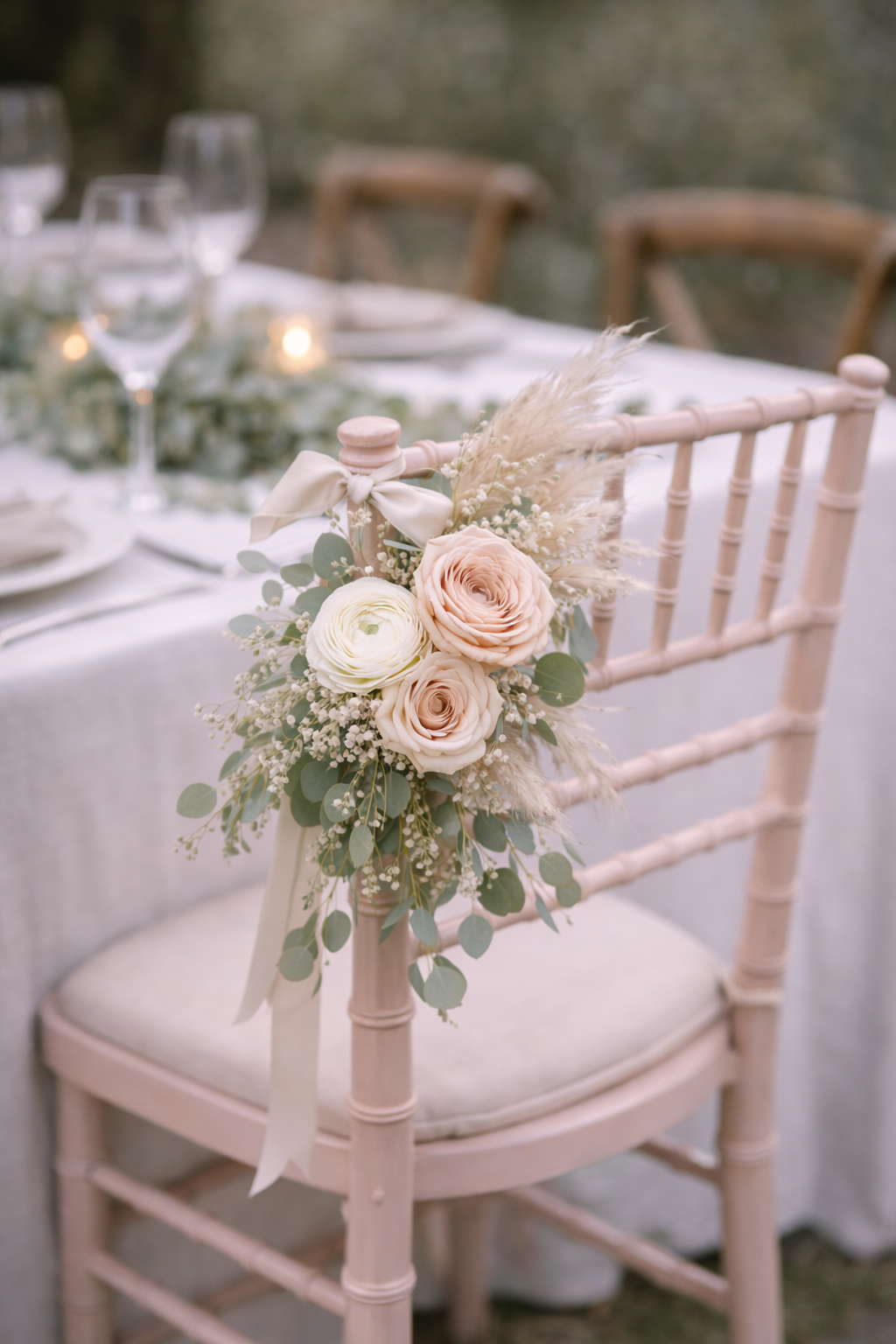Blush Chair Adornment
