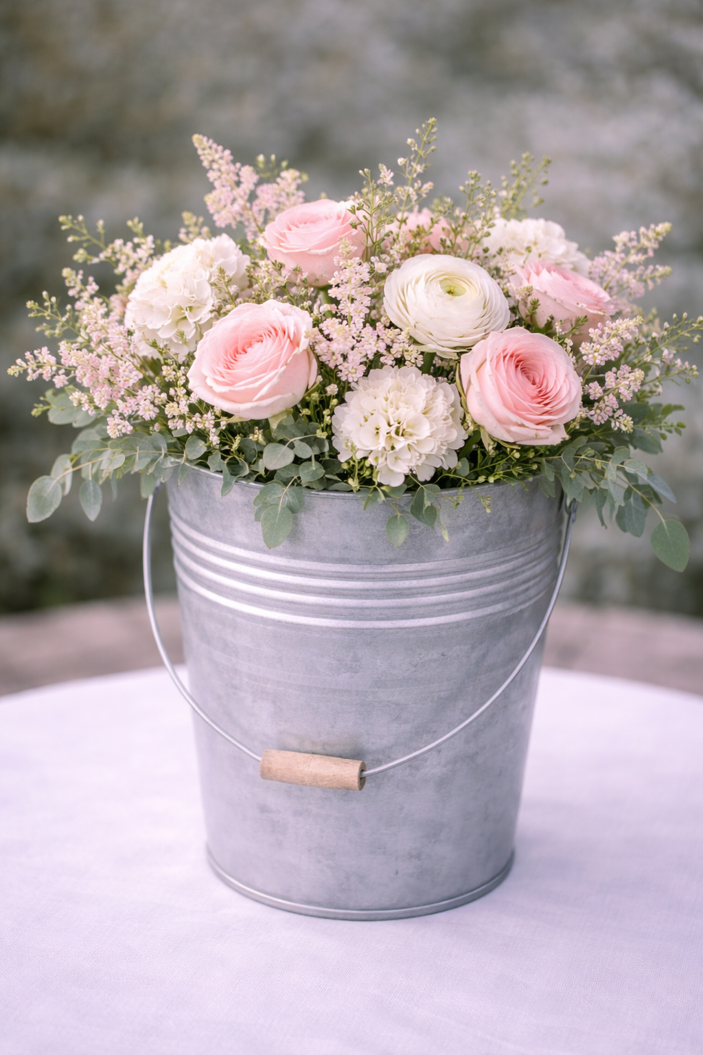 Blush Loose Bloom Bucket
