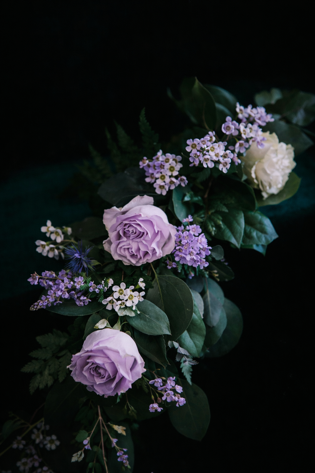 Garland with Lavender Floral