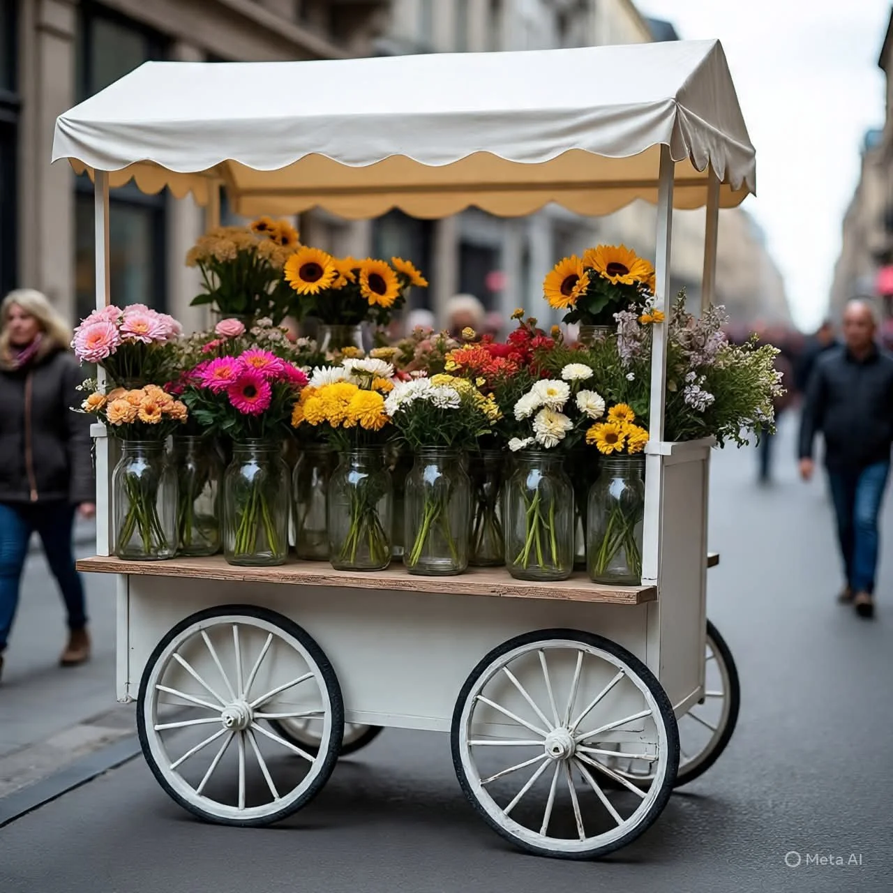 DIY Flower Cart