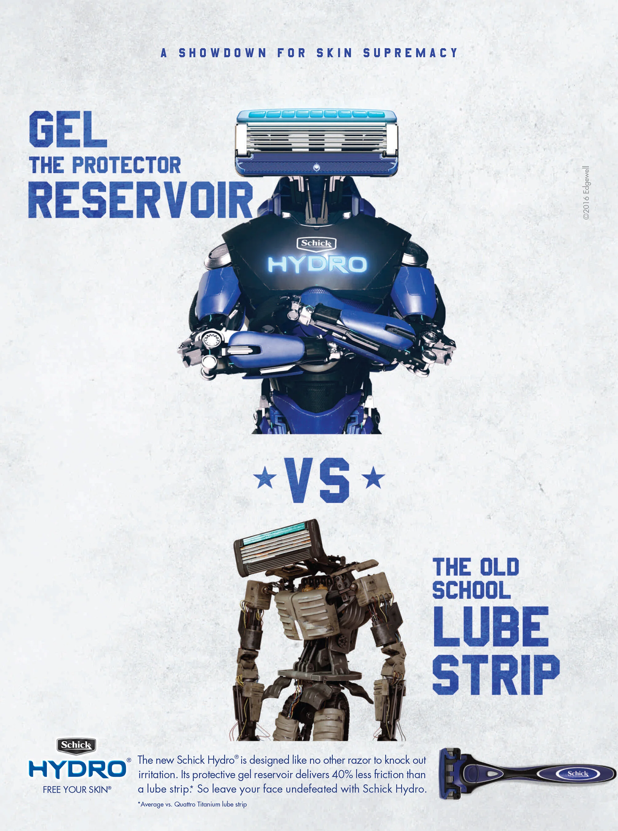 Schick Hydro Robot Razor Print