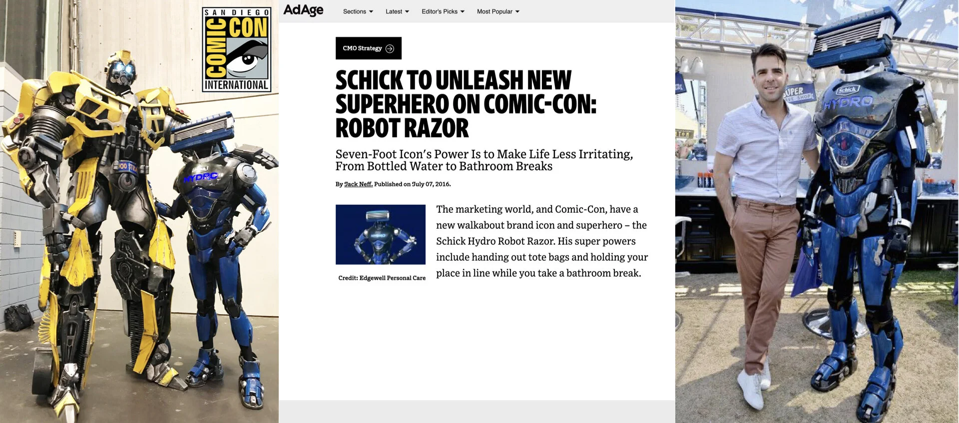 Schick Hydro Comic-Con