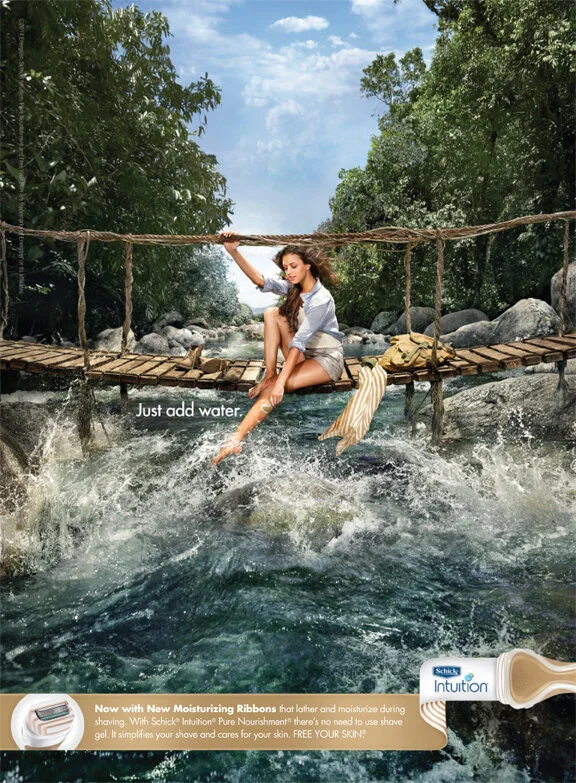 Schick Intuition Waterfall Print
