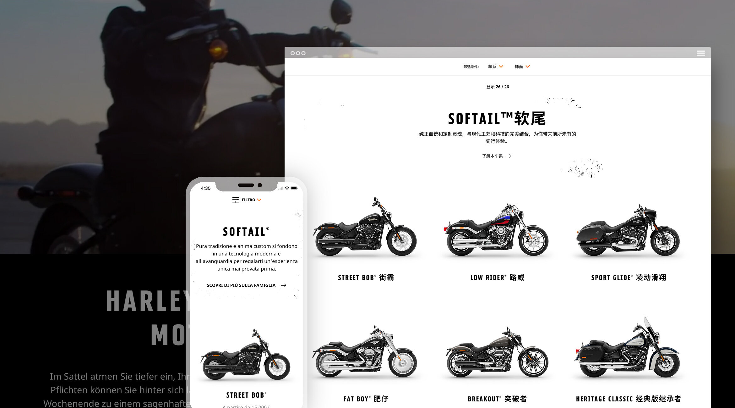 Harley-Davidson Softail Family Page