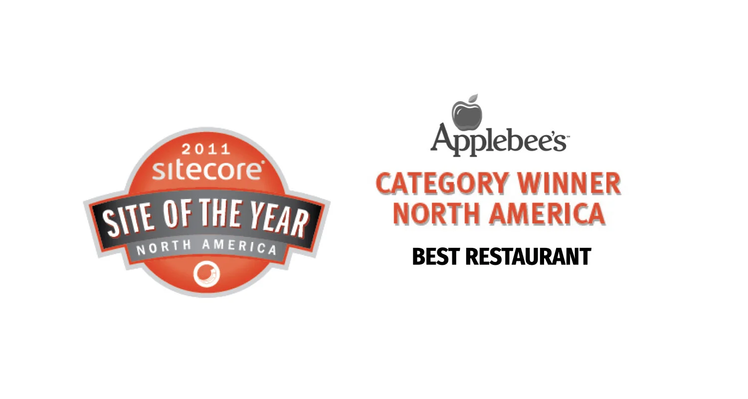 Applebee's Website award Sitecore