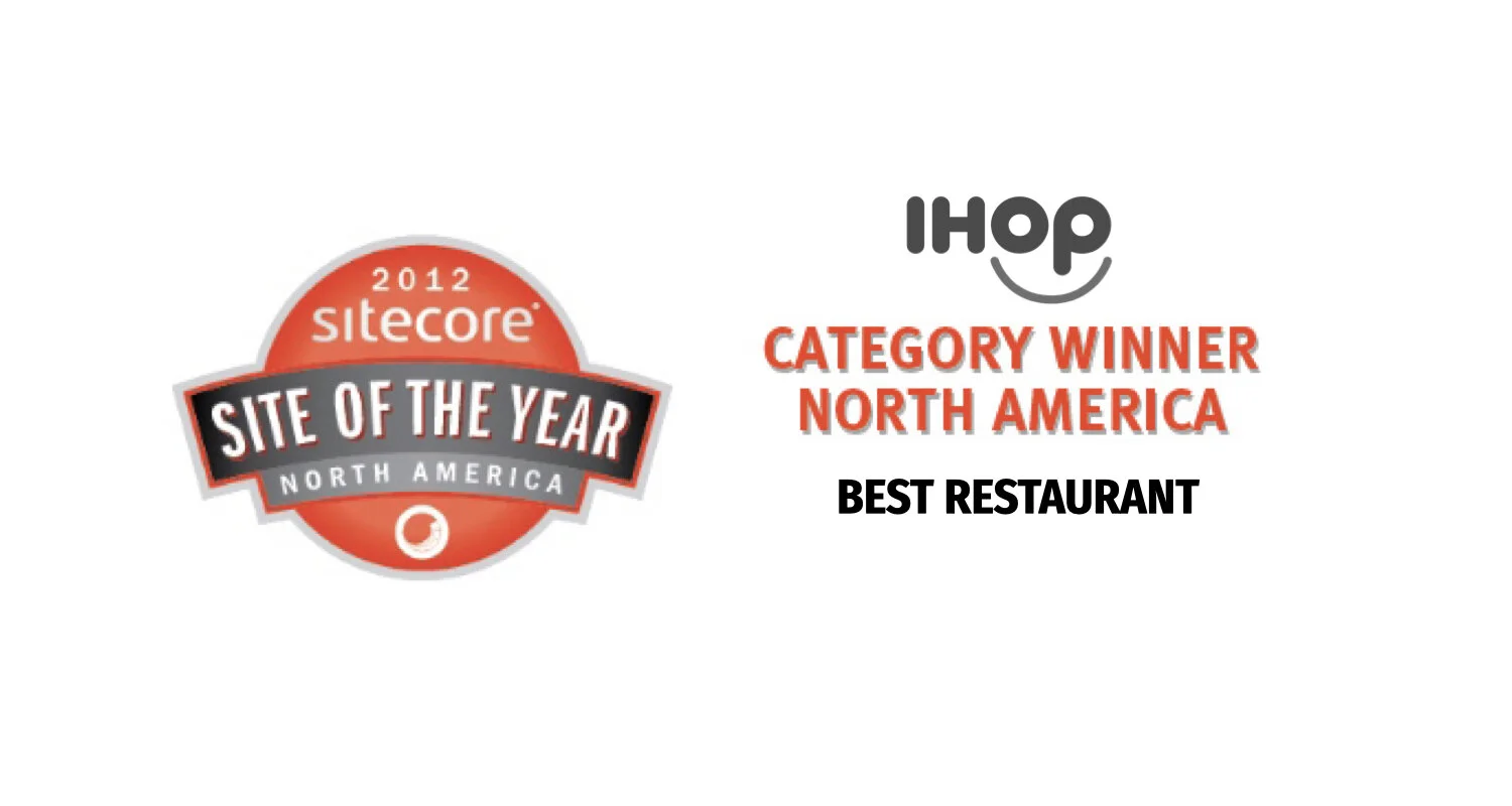 IHOP Award Site of the Year Sitecore