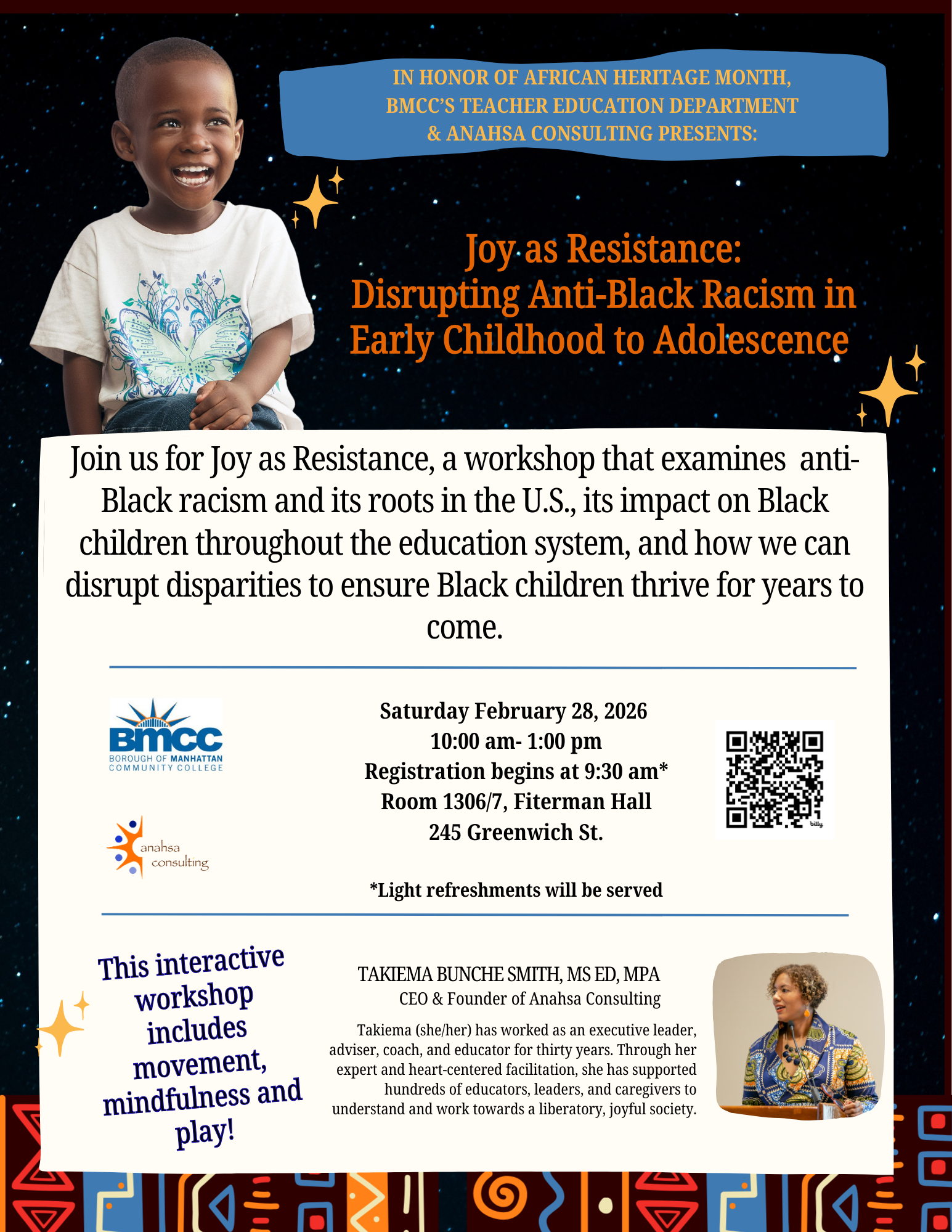 Joy as Resistance: Disrupting Anti-Black Racism in Early Childhood to Adolescence